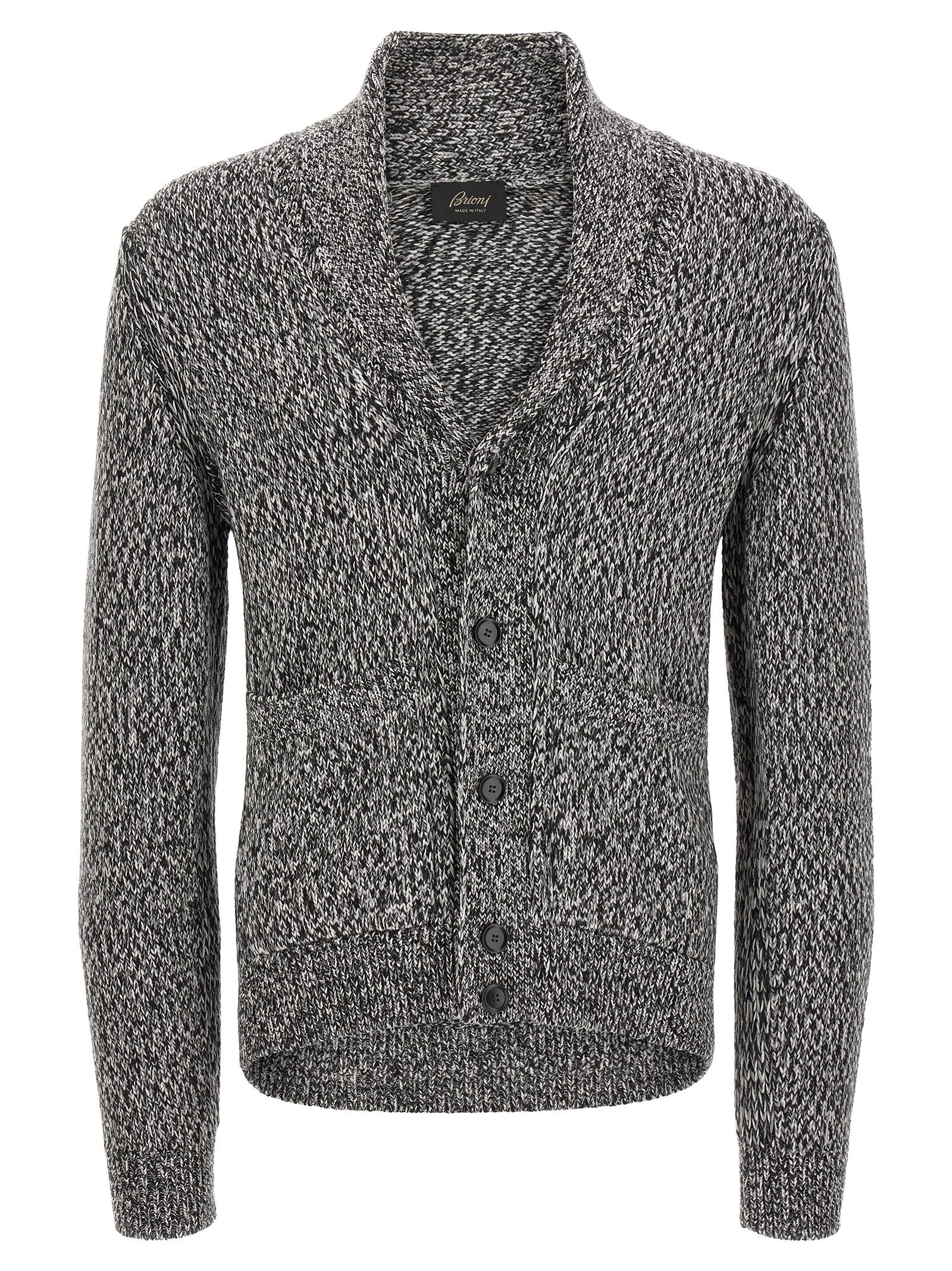 Bicolor Wool Cardigan