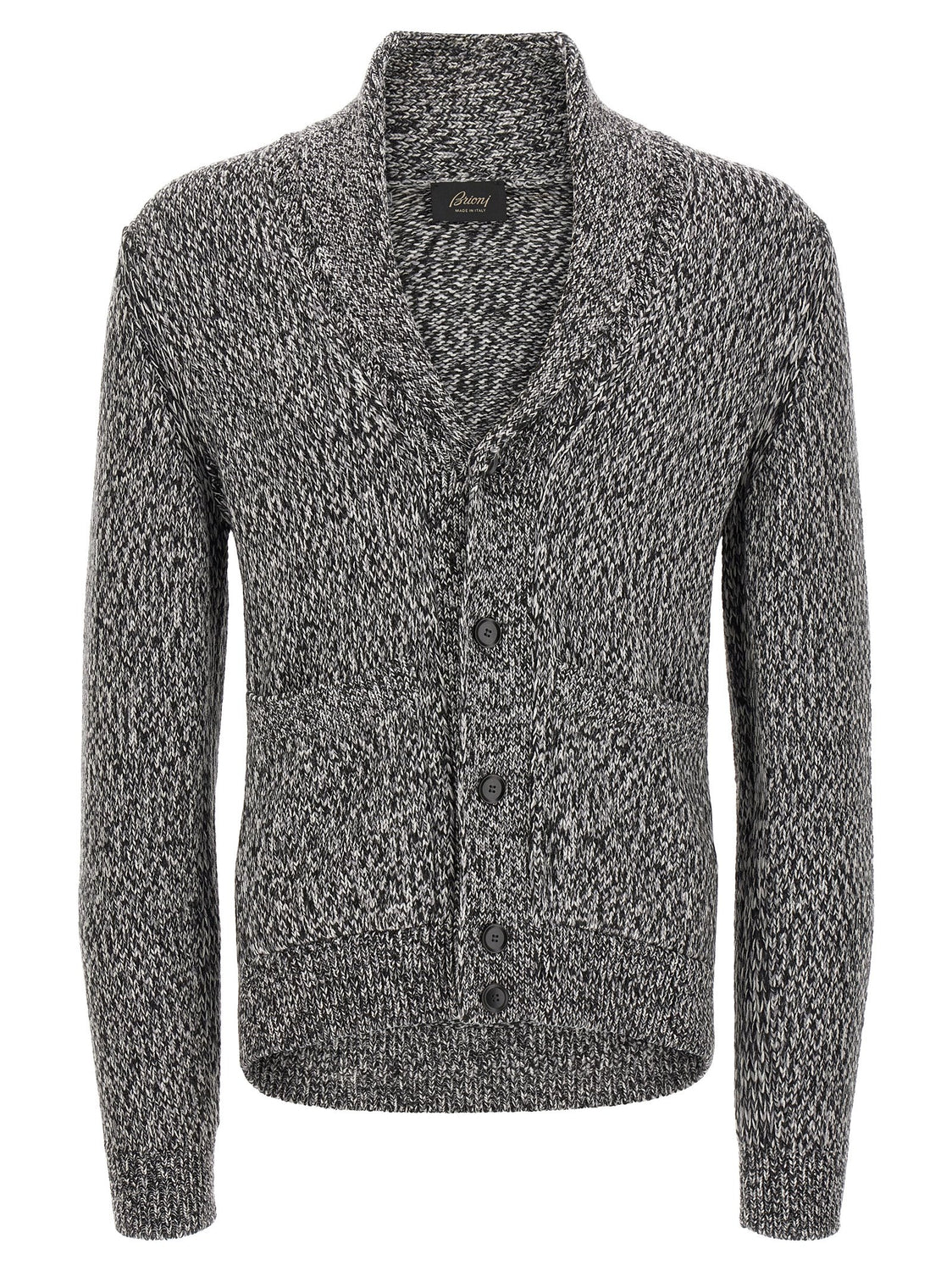 Bicolor Wool Cardigan