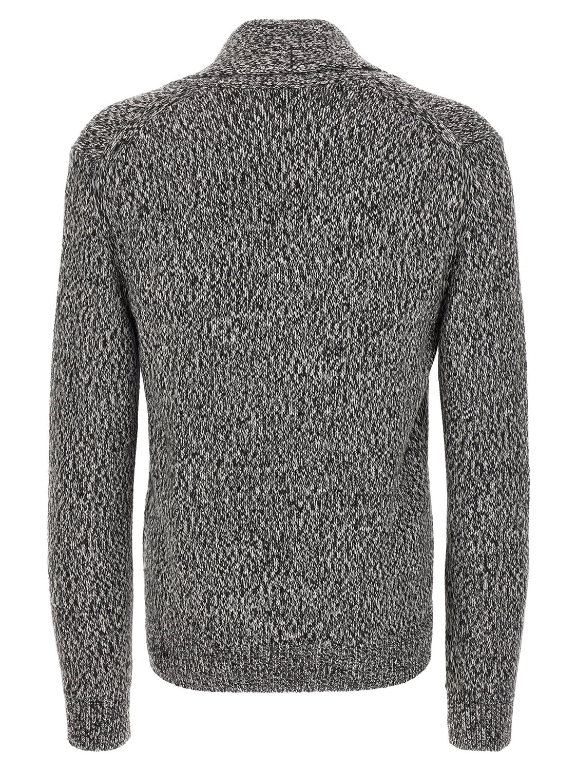 Bicolor Wool Cardigan