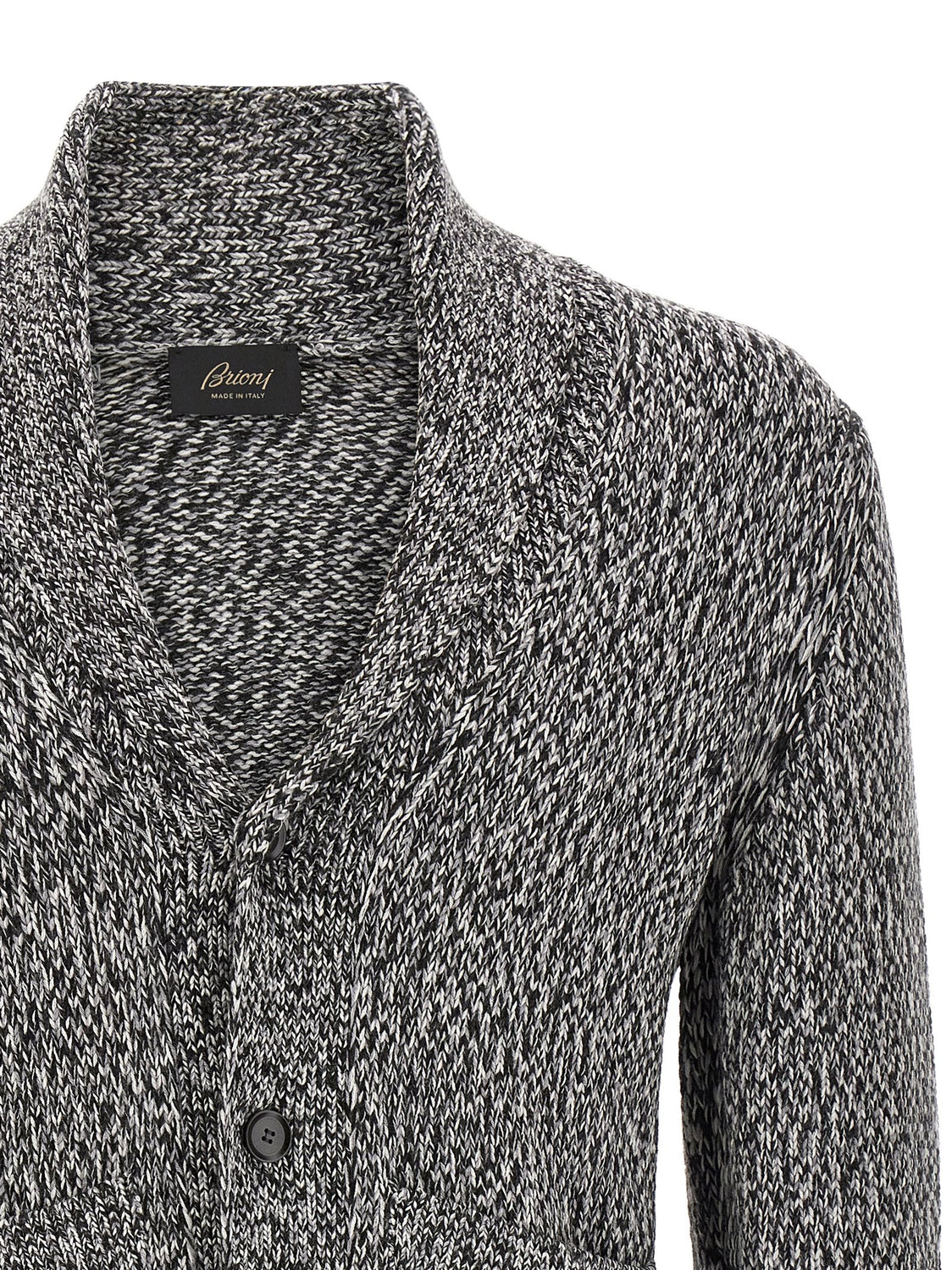 Bicolor Wool Cardigan