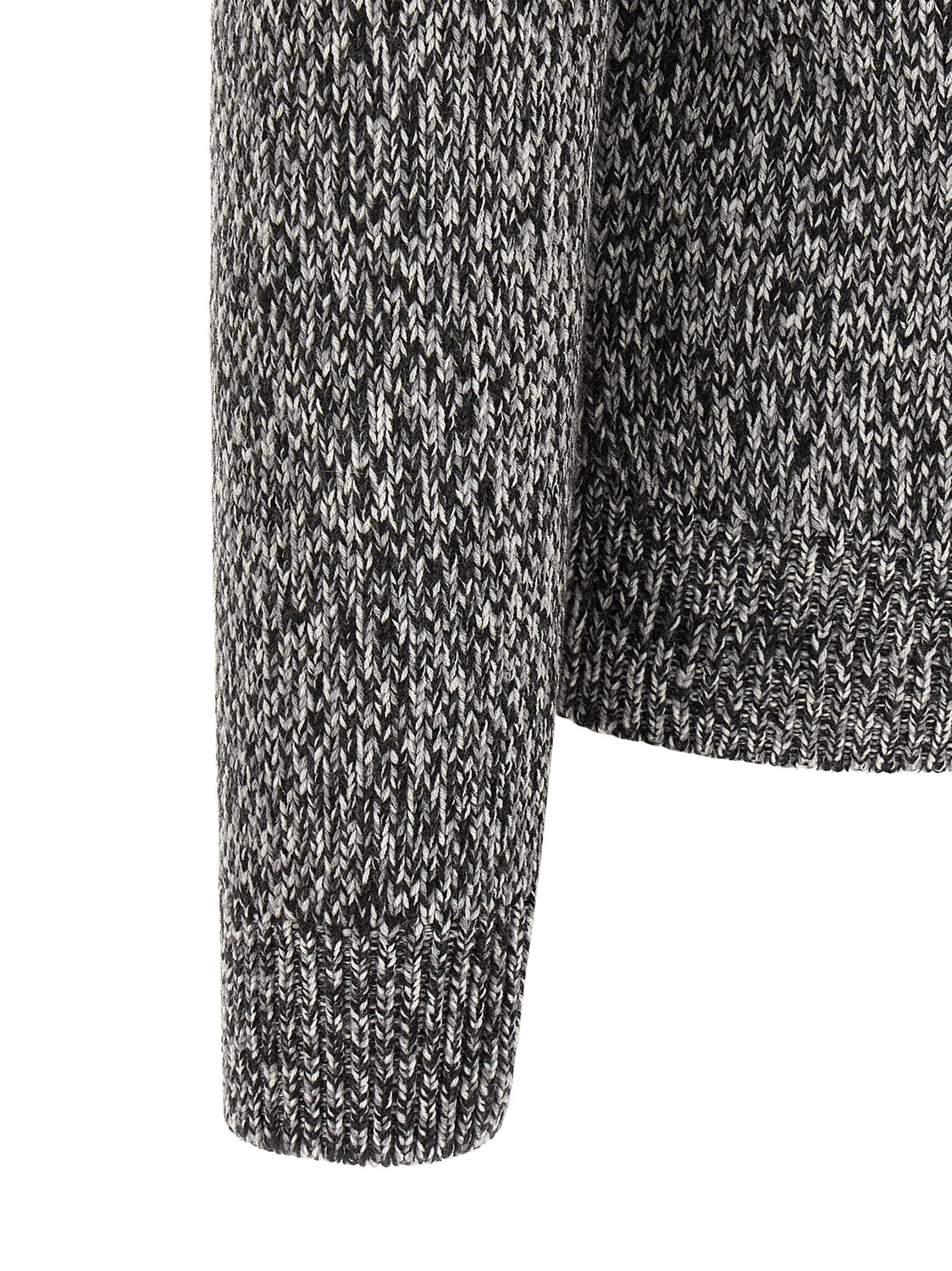 Bicolor Wool Cardigan