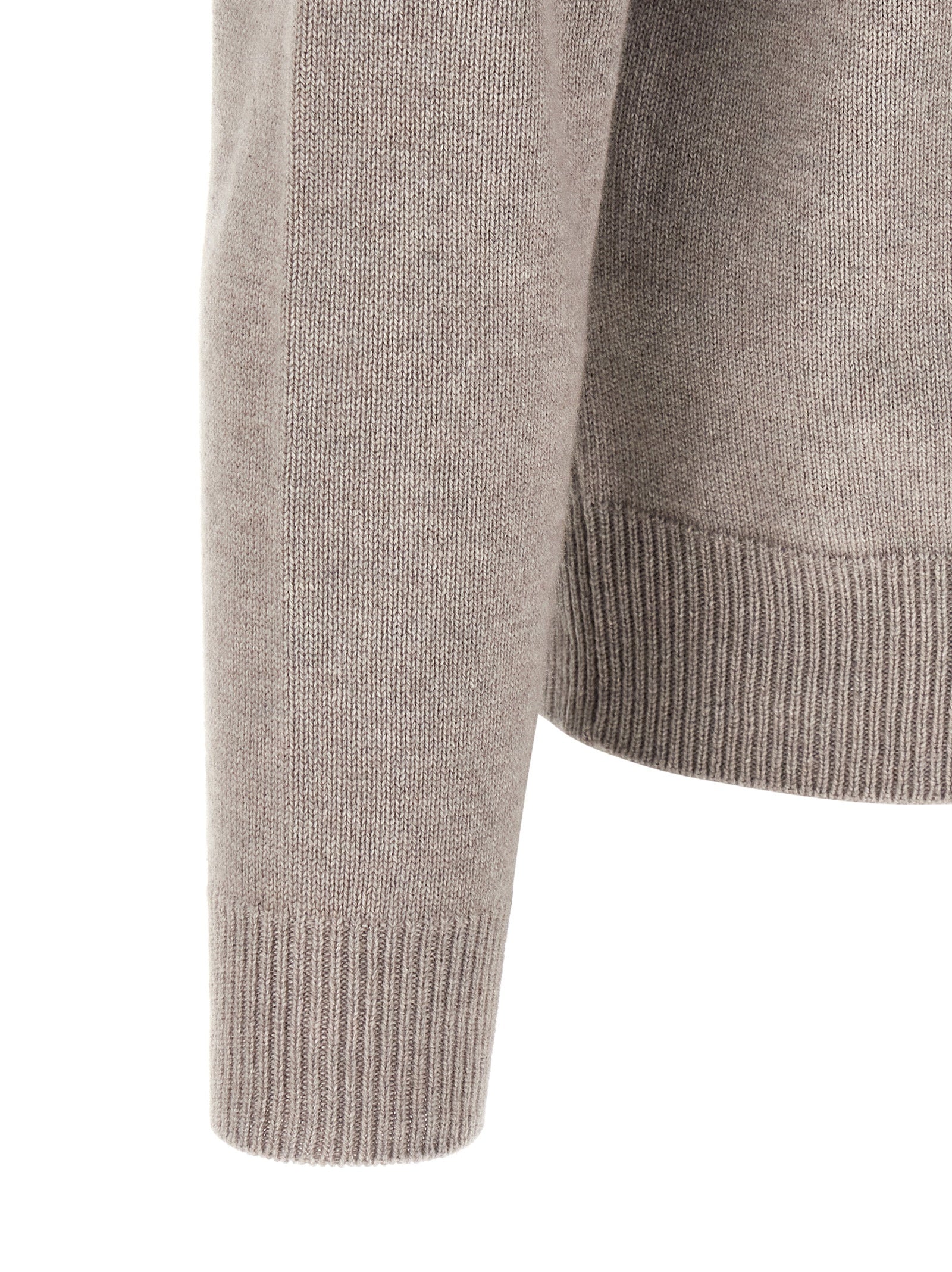 Beige Cashmere Cardigan