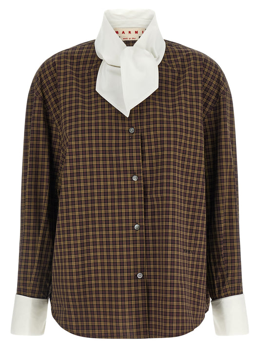 Brown Cotton Blouse