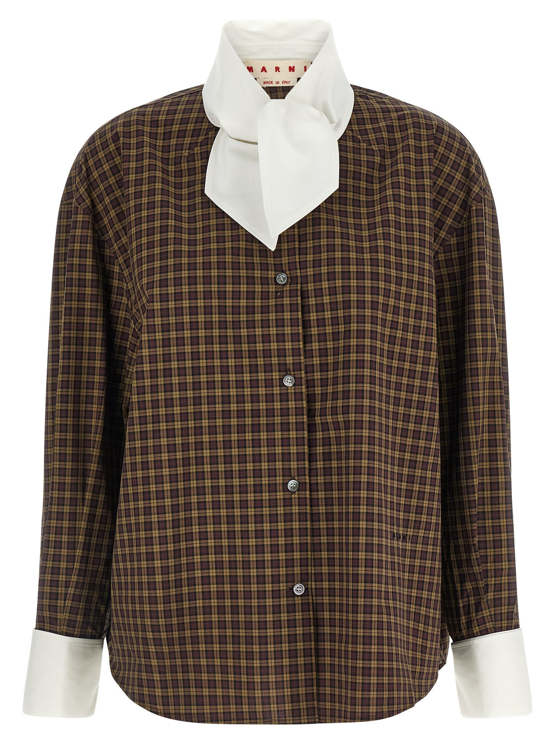 Brown Cotton Blouse