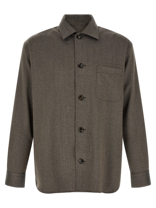 Brown Wool Blouse