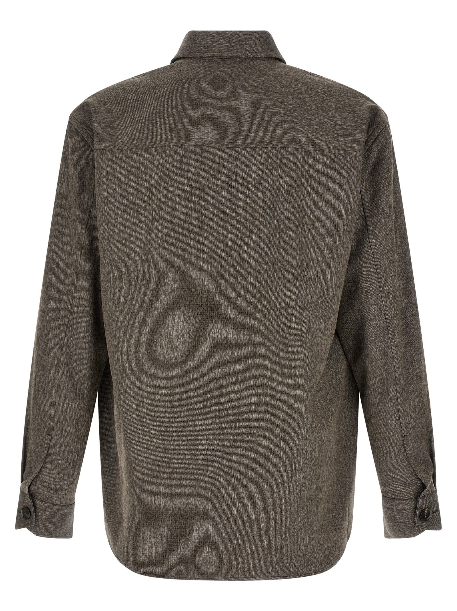 Brown Wool Blouse