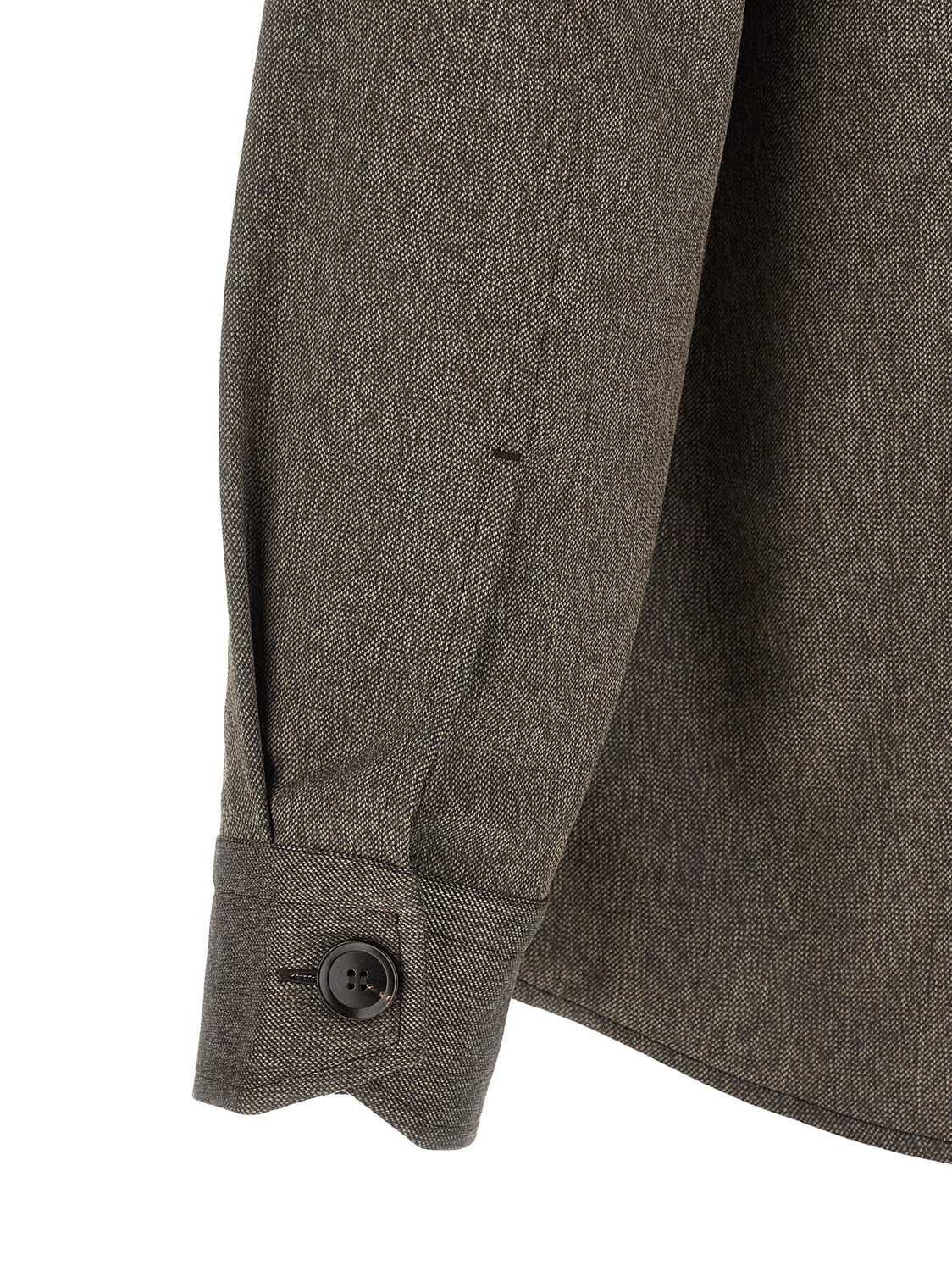 Brown Wool Blouse