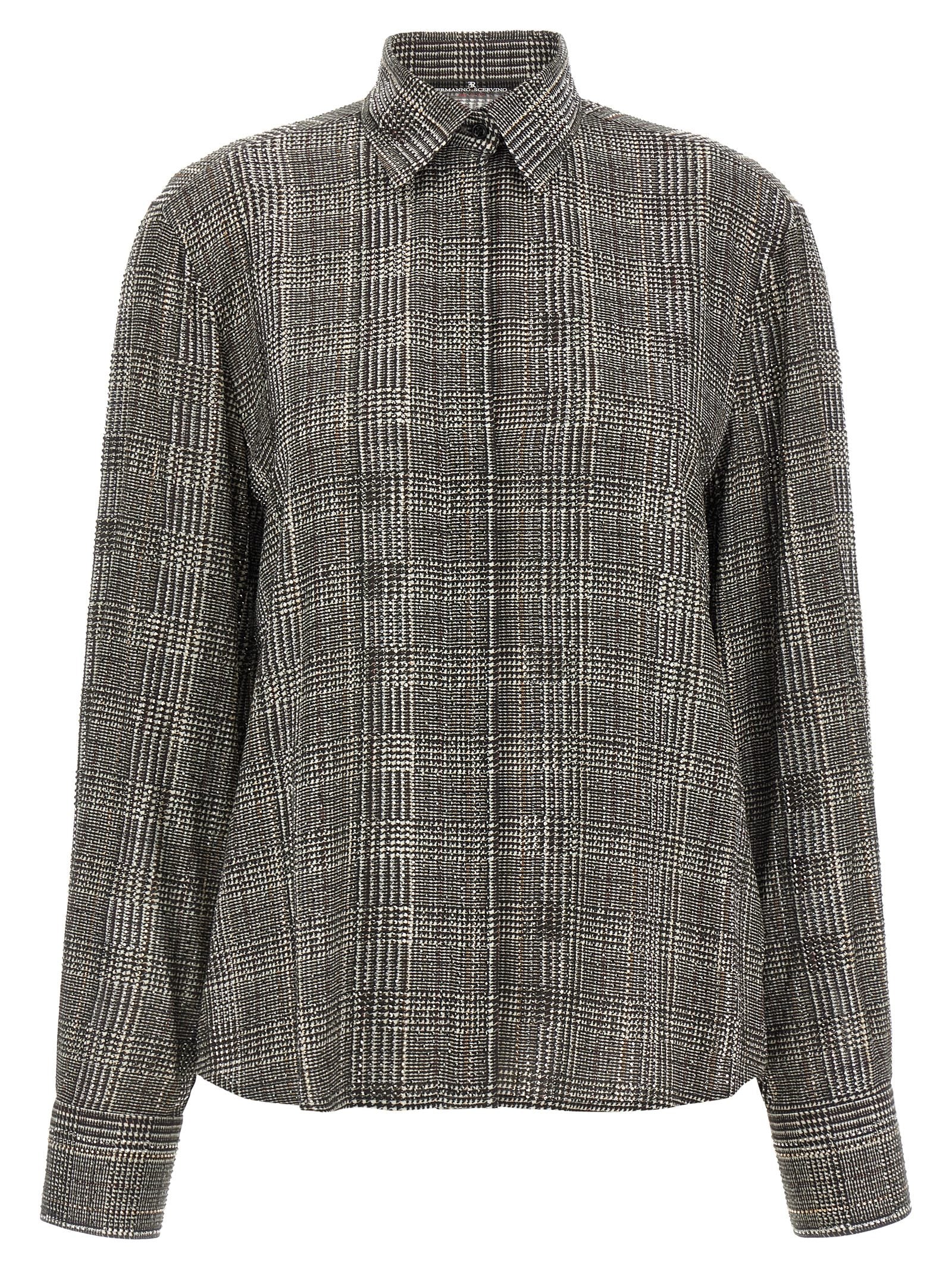 Gray Viscose Blouse