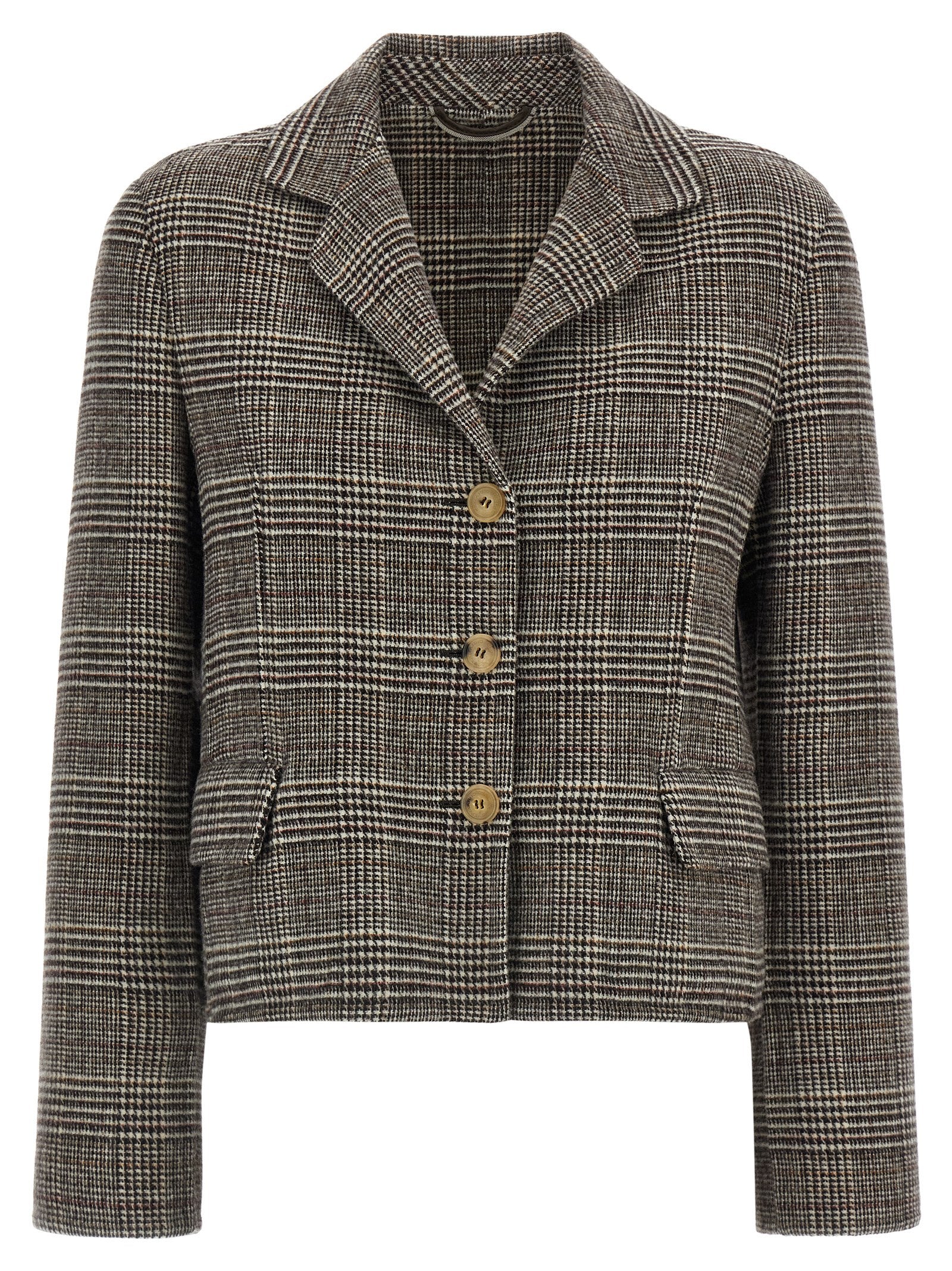 Multicolor Virgin Wool Blazer