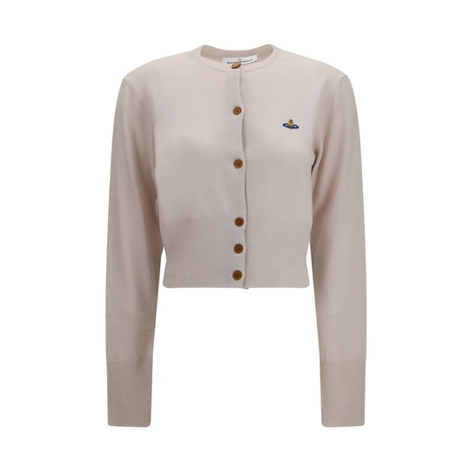 Beige Silk Cardigan