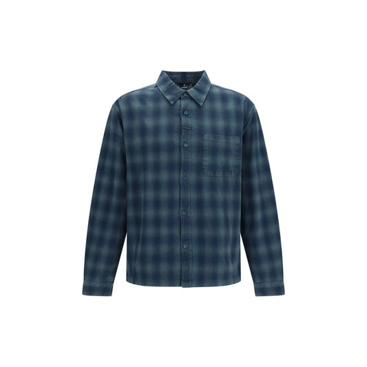 Bicolor Cotton Pattern Shirt