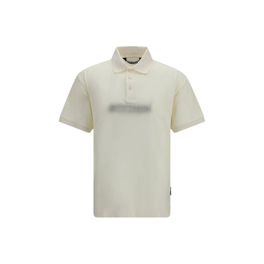 Beige Cotton Polo Shirt