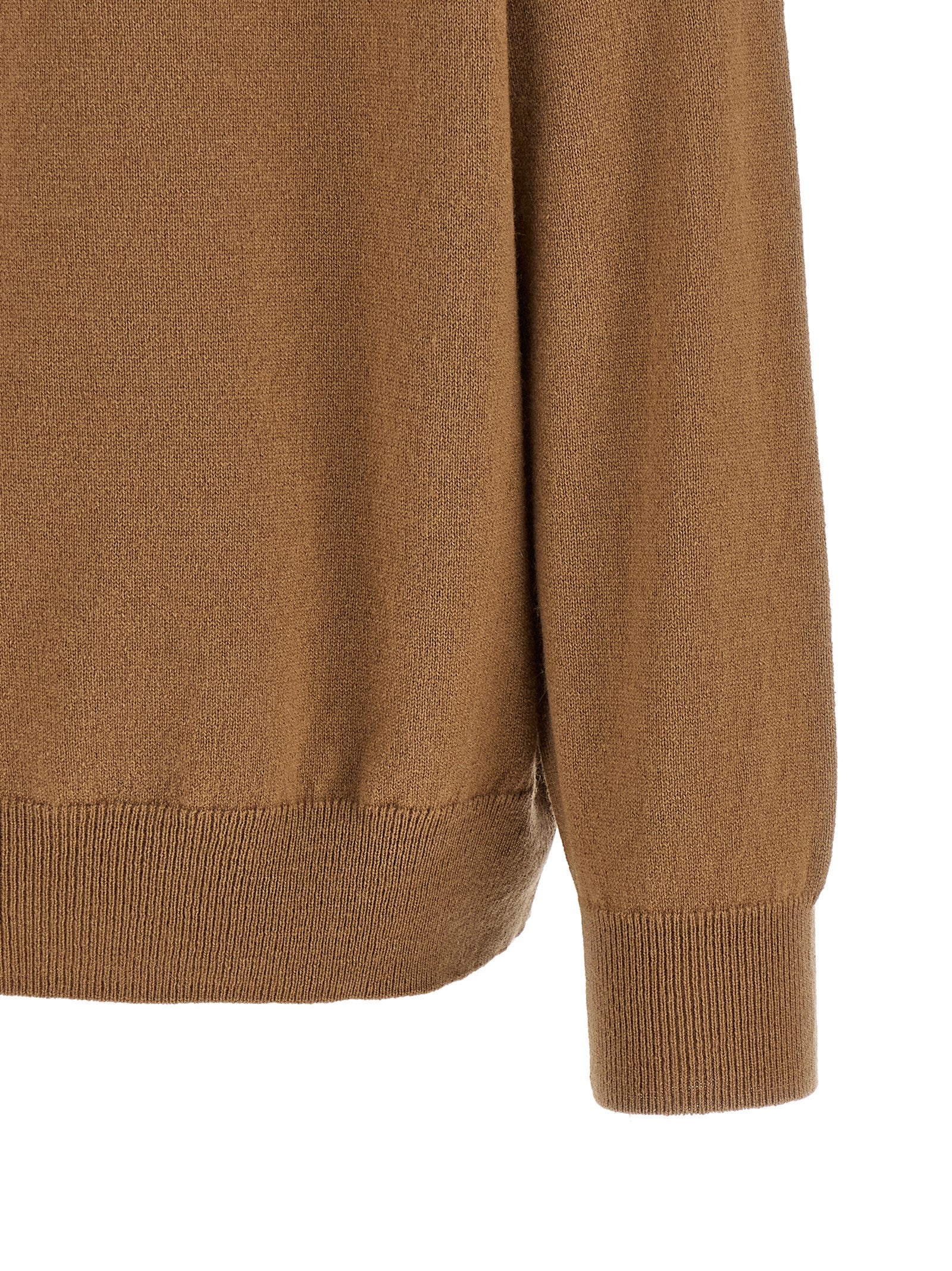 Beige Cashmere Cardigan