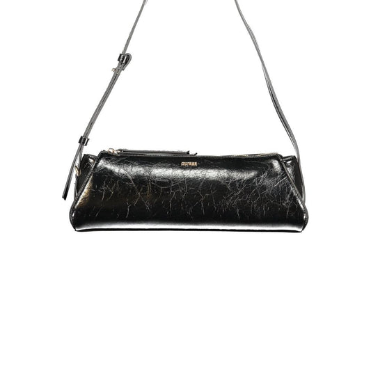 Black Polyurethane Women's Handbag