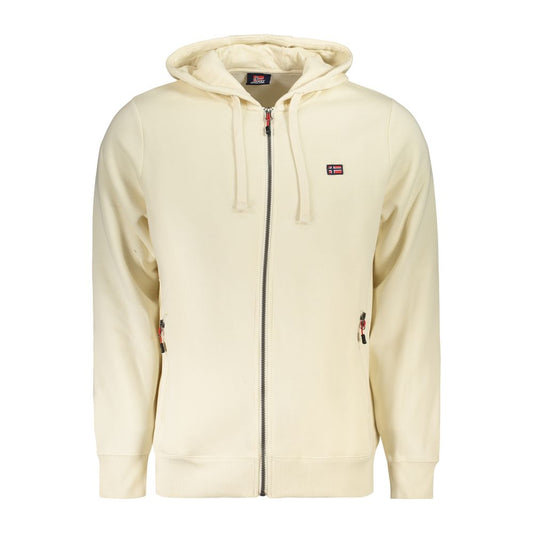 White Cotton Men's Sweatshirt