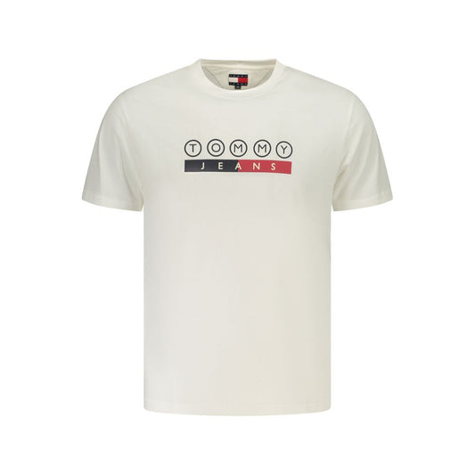 White Cotton Men's T-Shirt