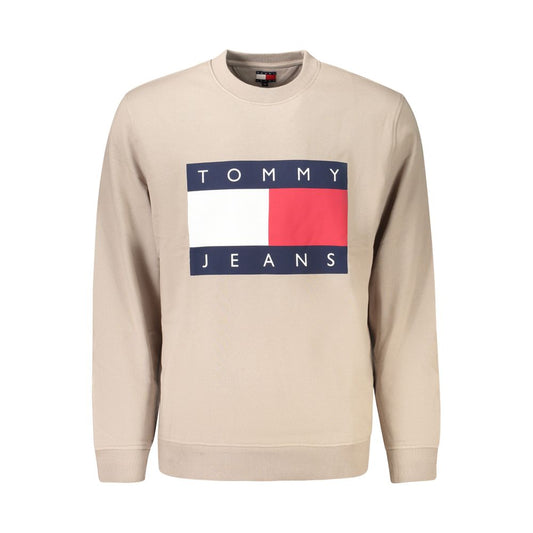 Beige Cotton Men's Sweatshirt