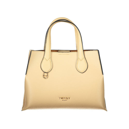Beige Polyethylene Handbag