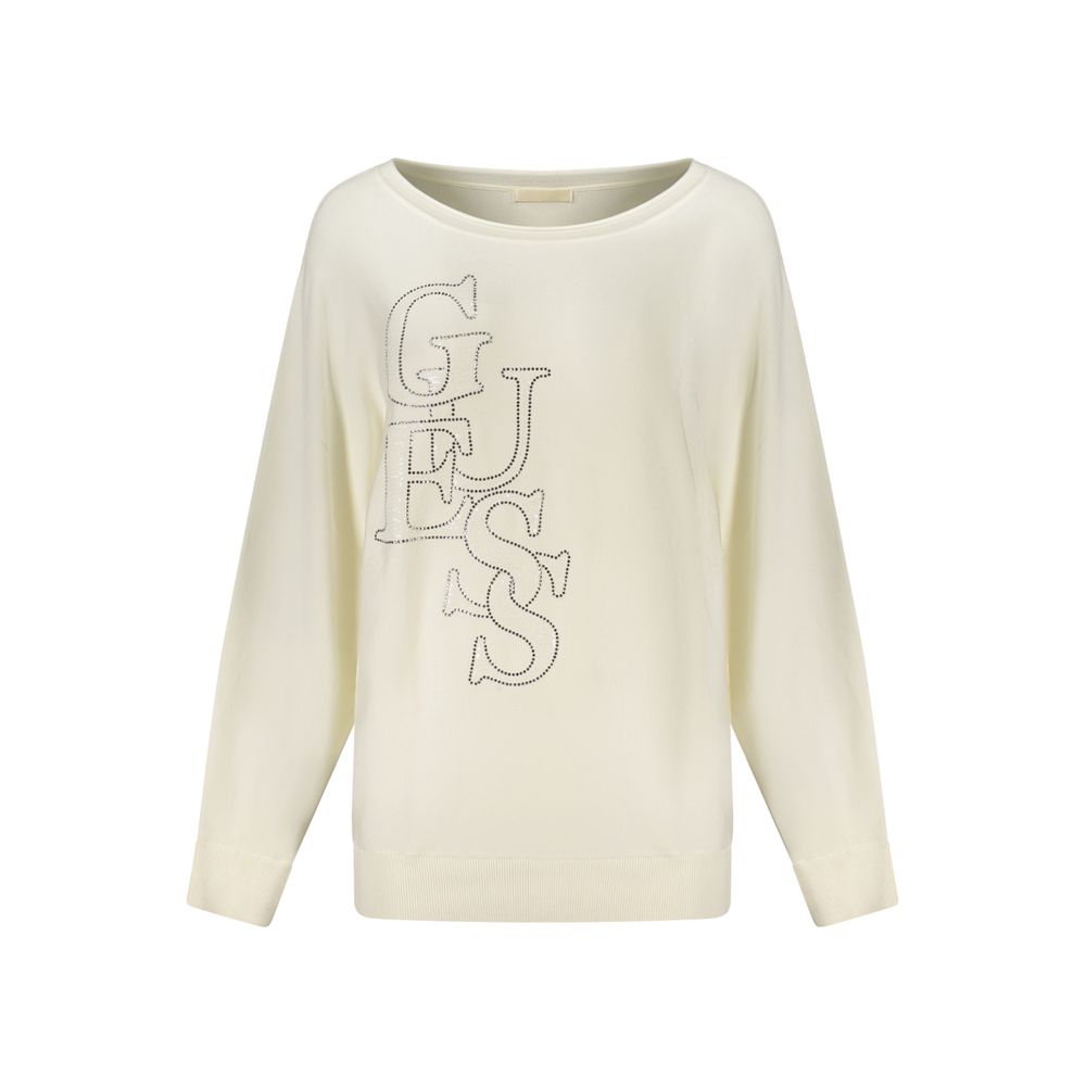 White Viscose Sweatshirt