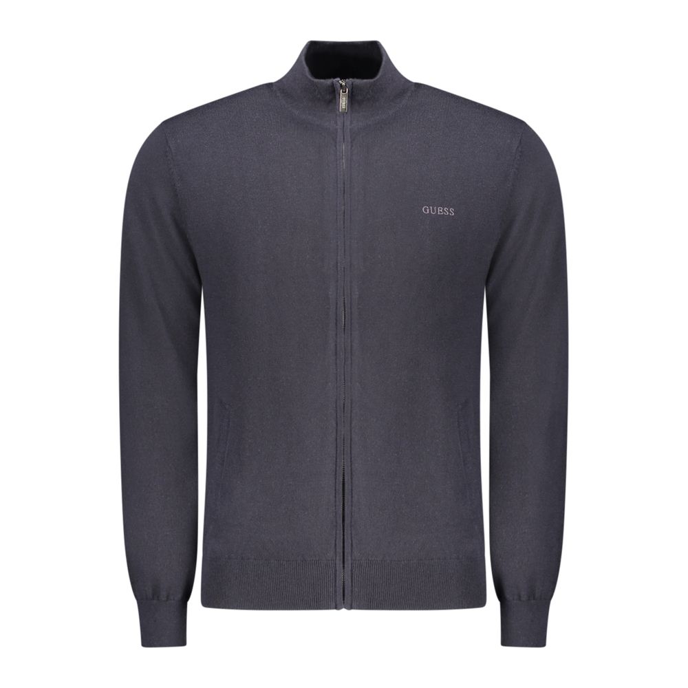 Blue Polyester Men's Sweater