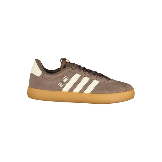 Brown Polyester Athletic Sneakers