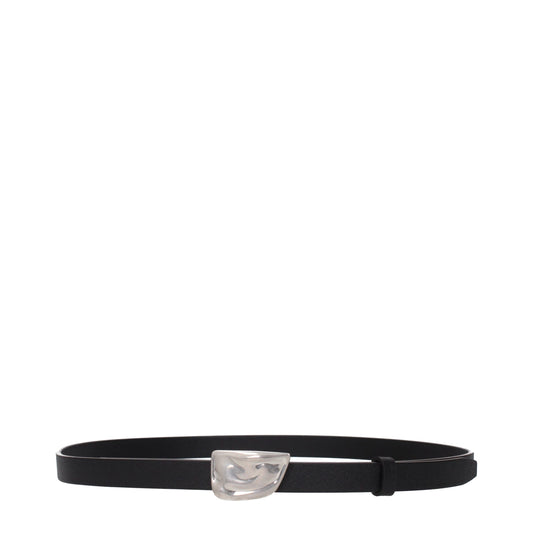 Black Leather Regular Belt