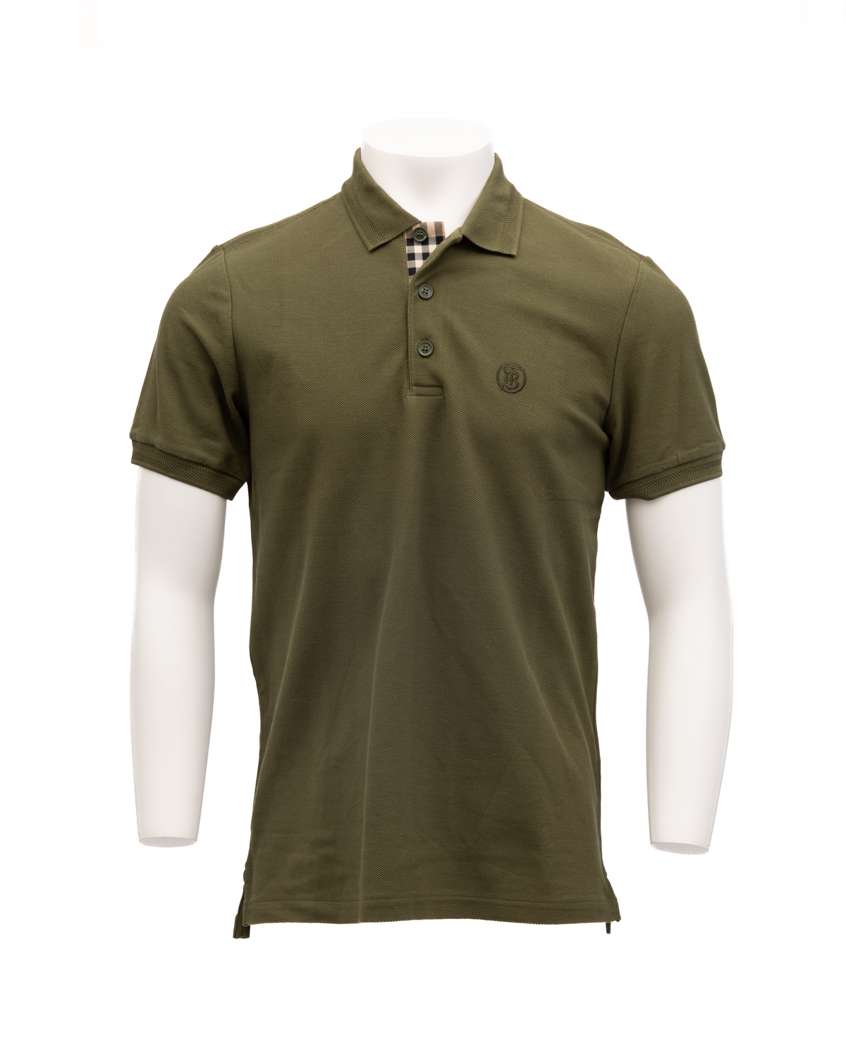 Olive Cotton Polo Shirt