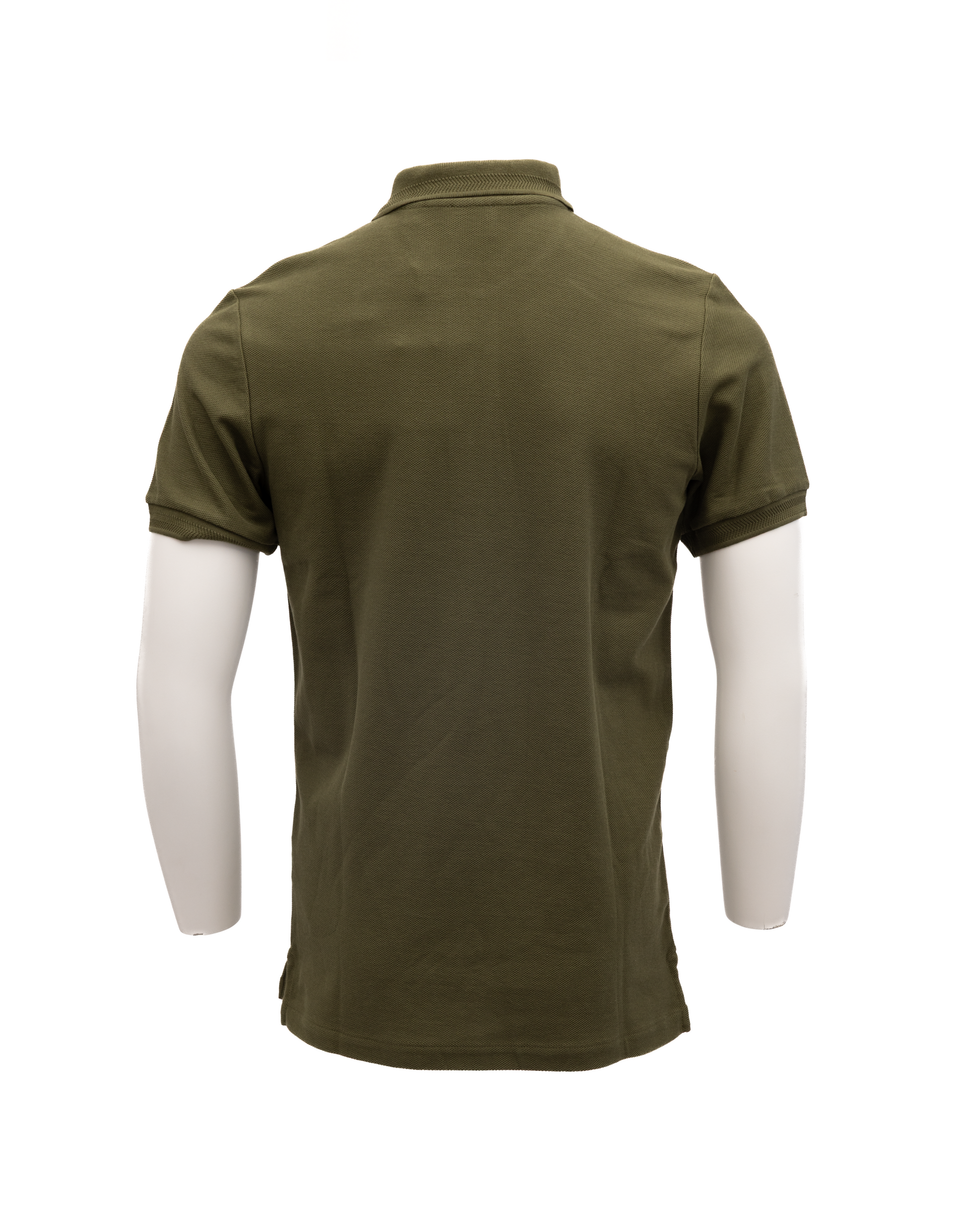 Olive Cotton Polo Shirt