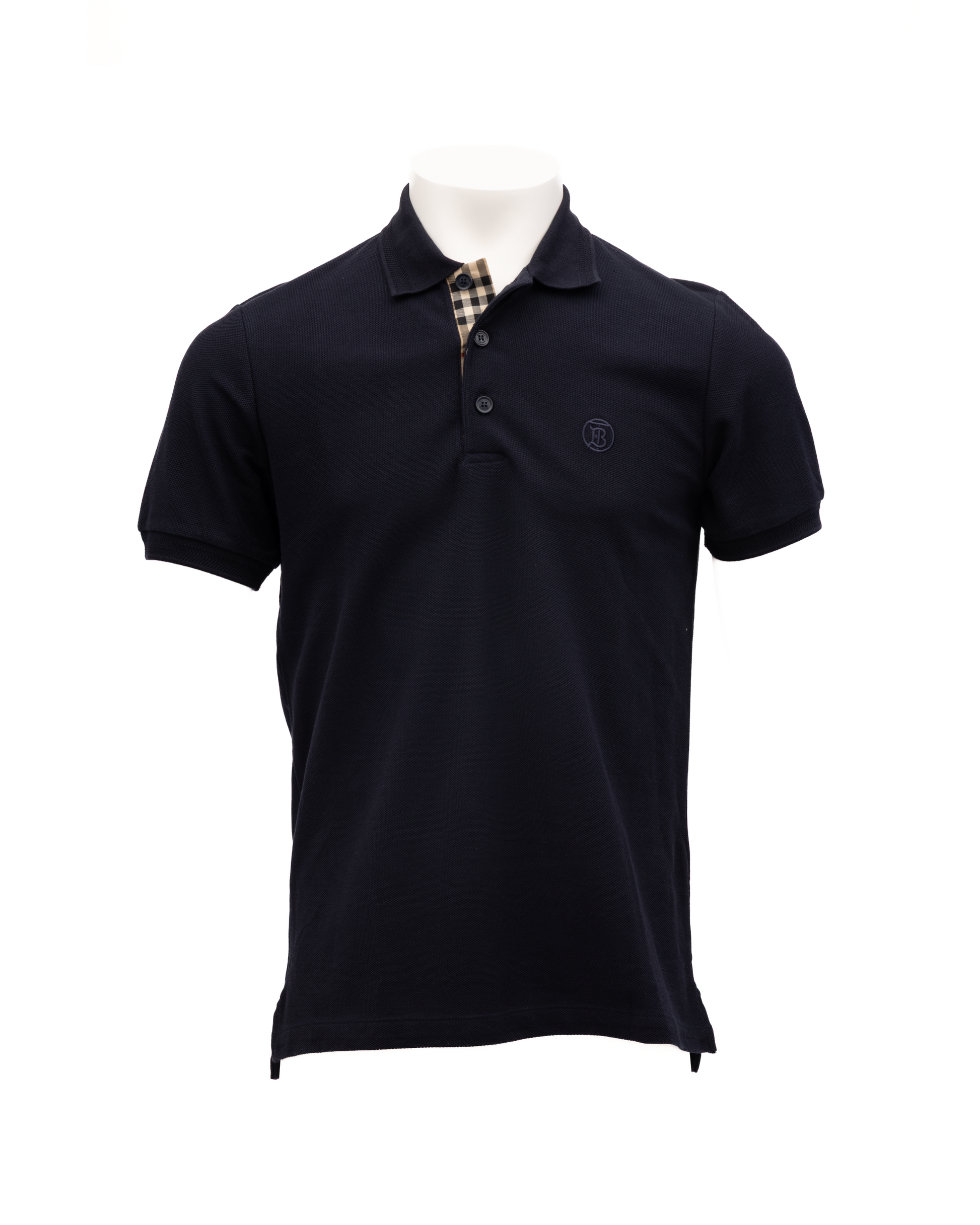 Coal Blue Cotton Polo Shirt