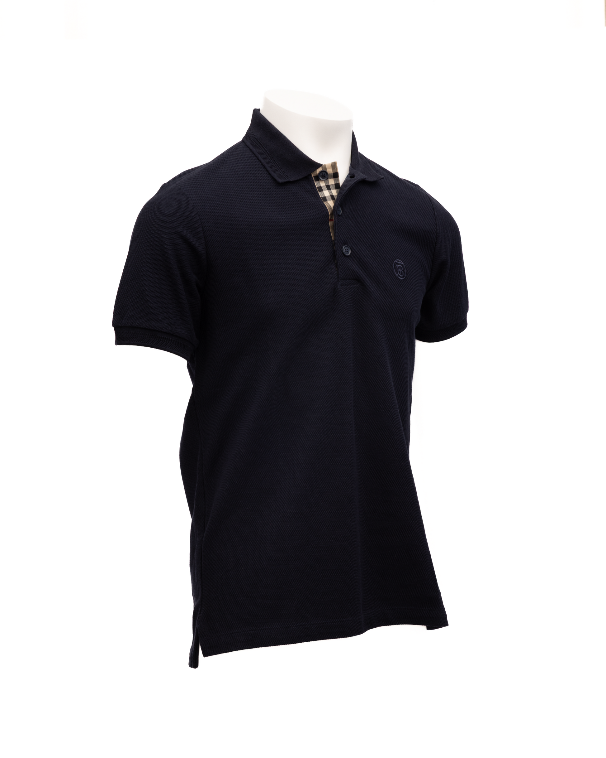 Coal Blue Cotton Polo Shirt