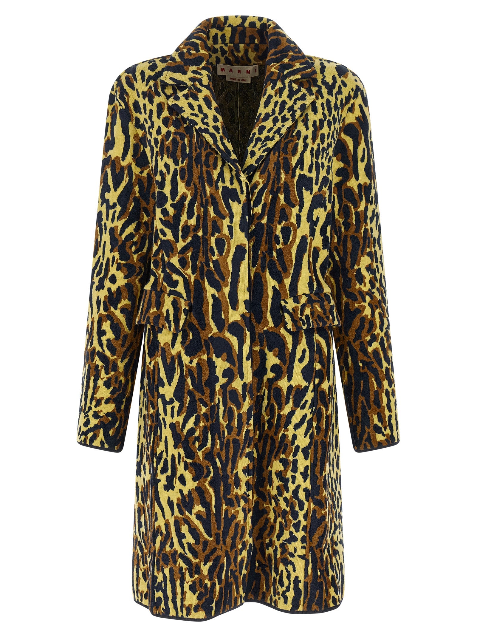 Multicolor Virgin Wool Coat