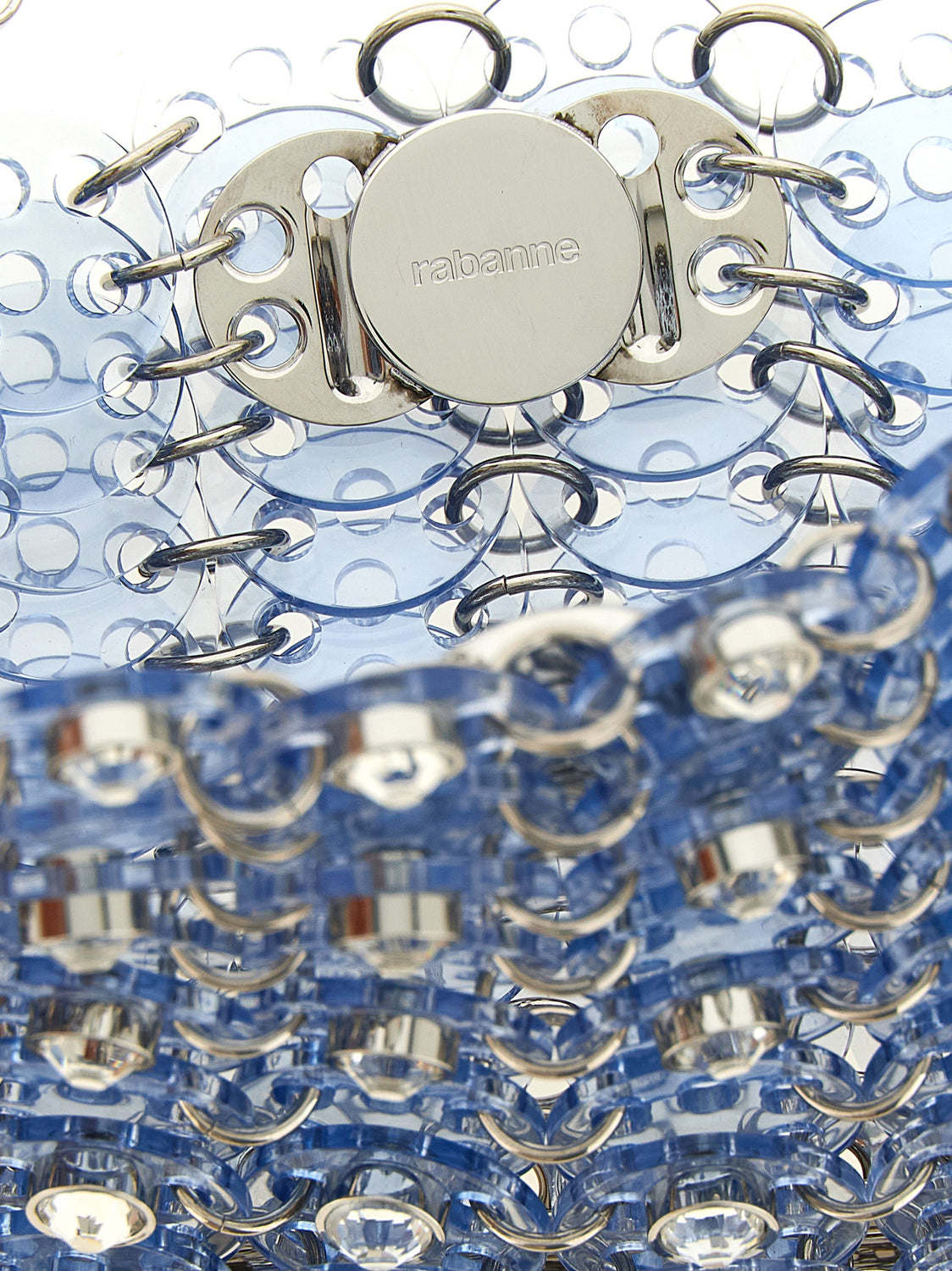 Blue Resin Shoulder Bag