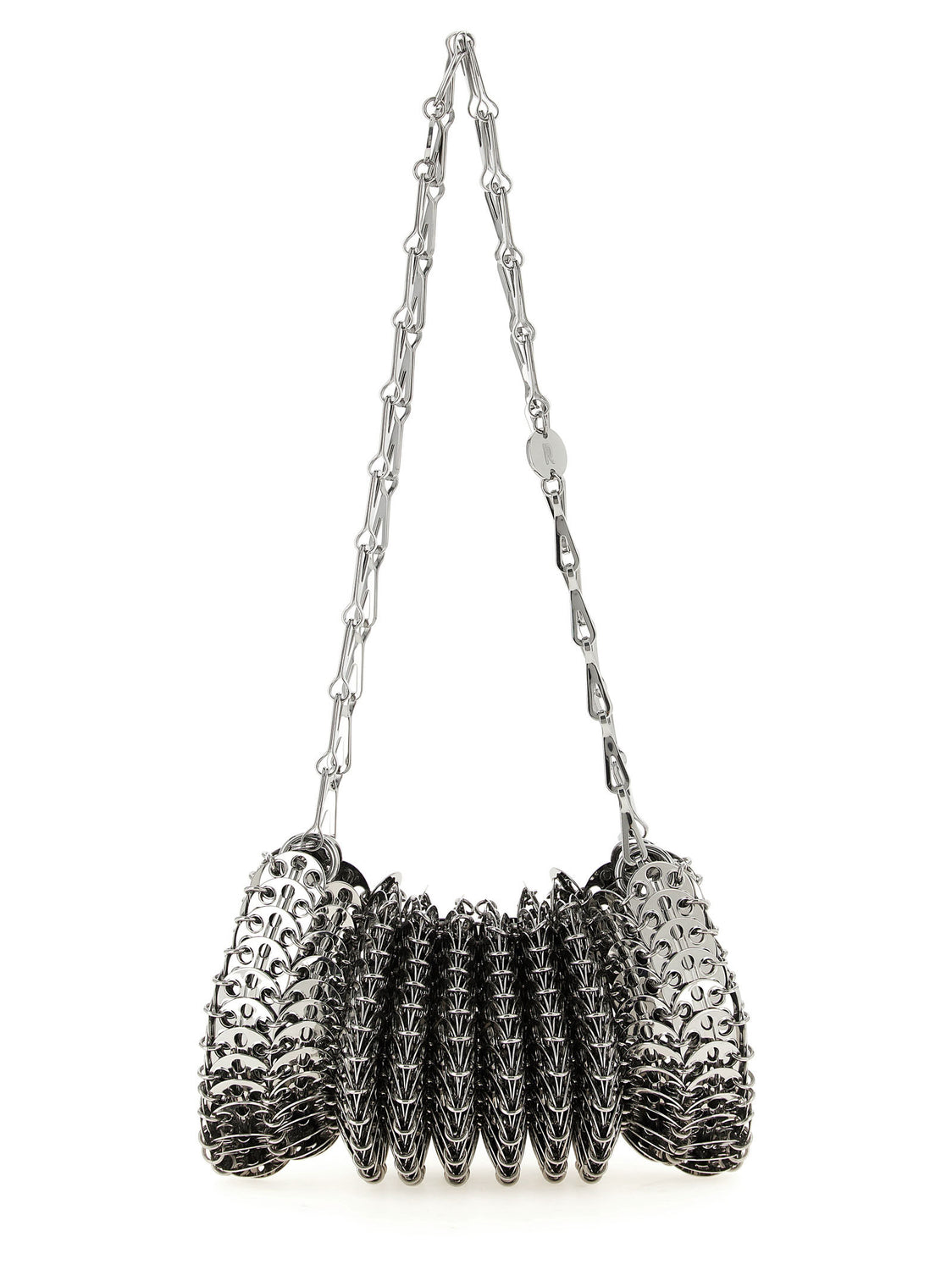 Silver Stainless Steel Shoulder Bag