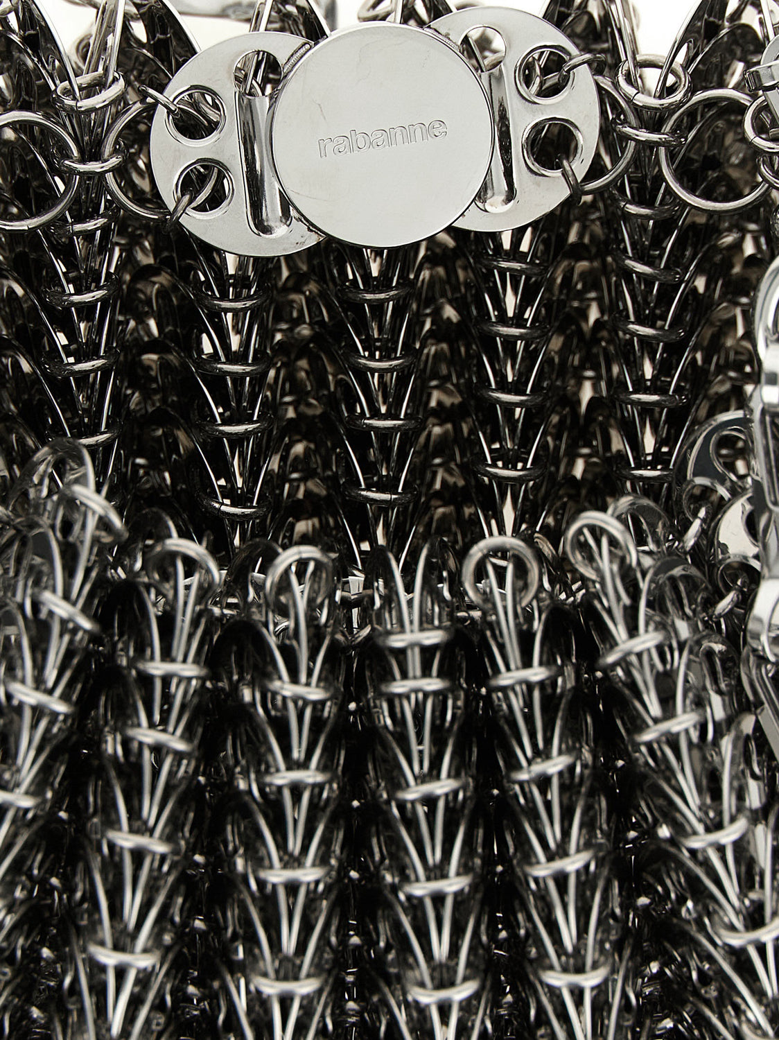 Silver Stainless Steel Shoulder Bag