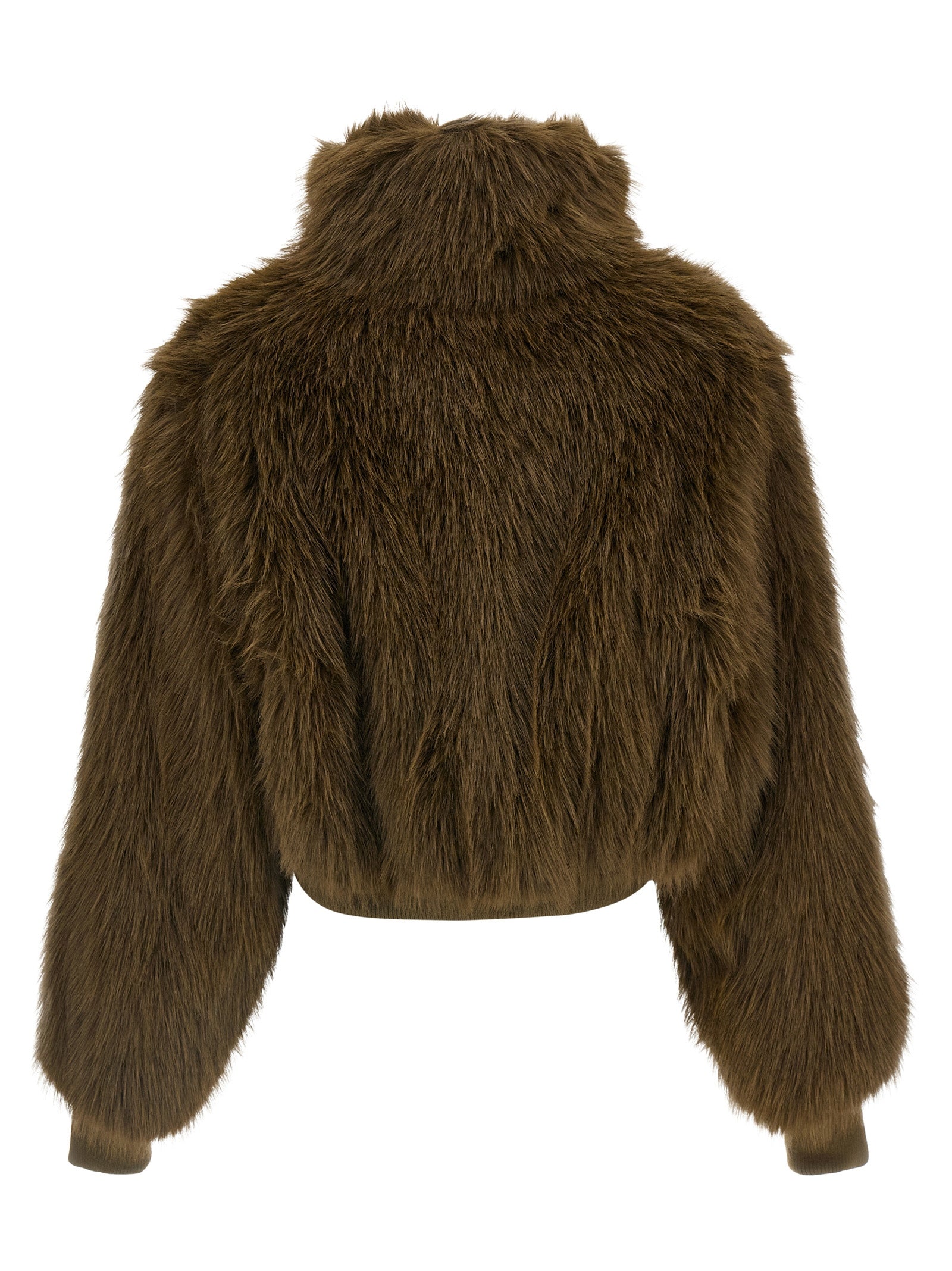 Bicolor Virgin Wool Bomber