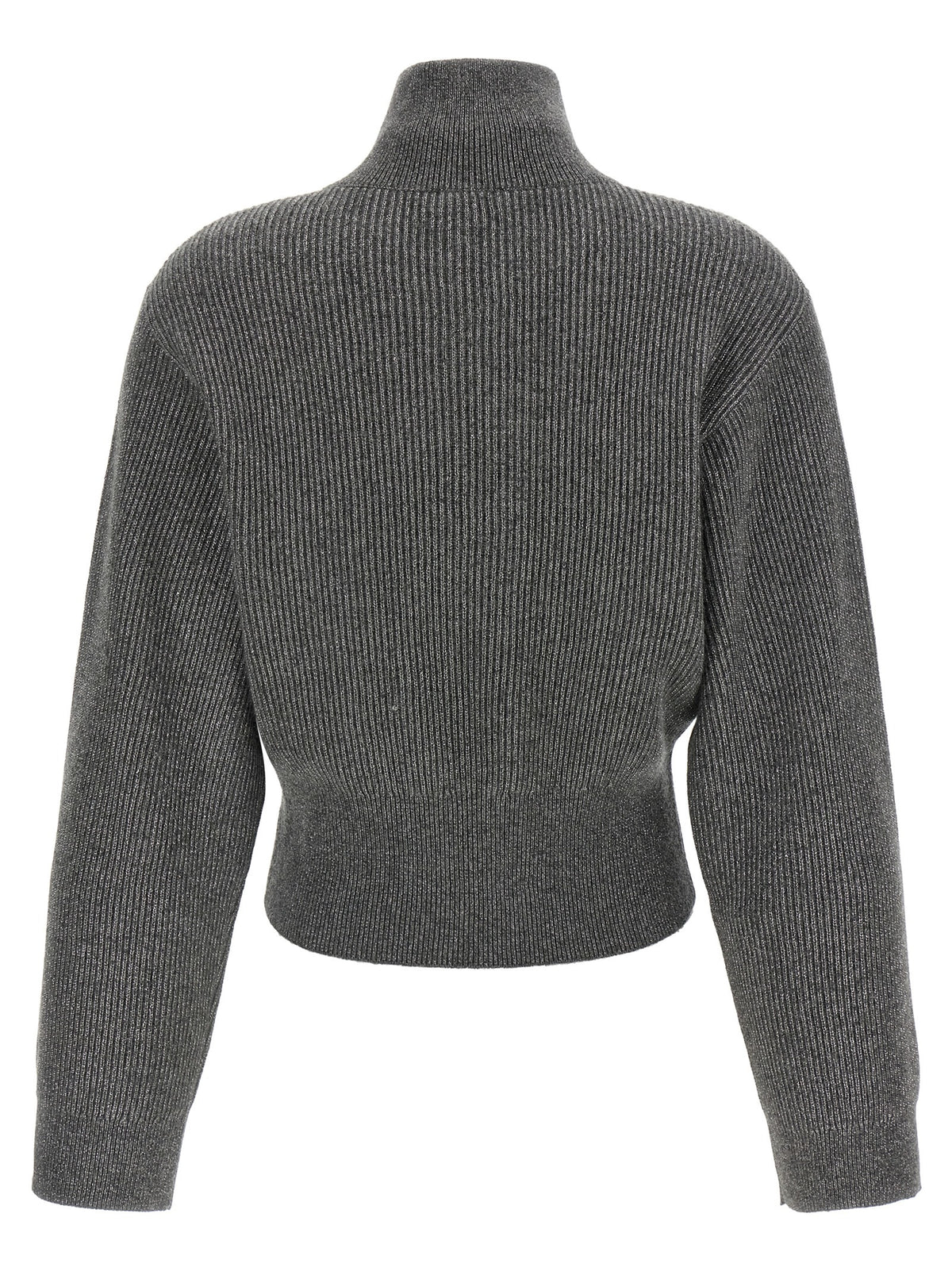 Gray Cashmere Cardigan