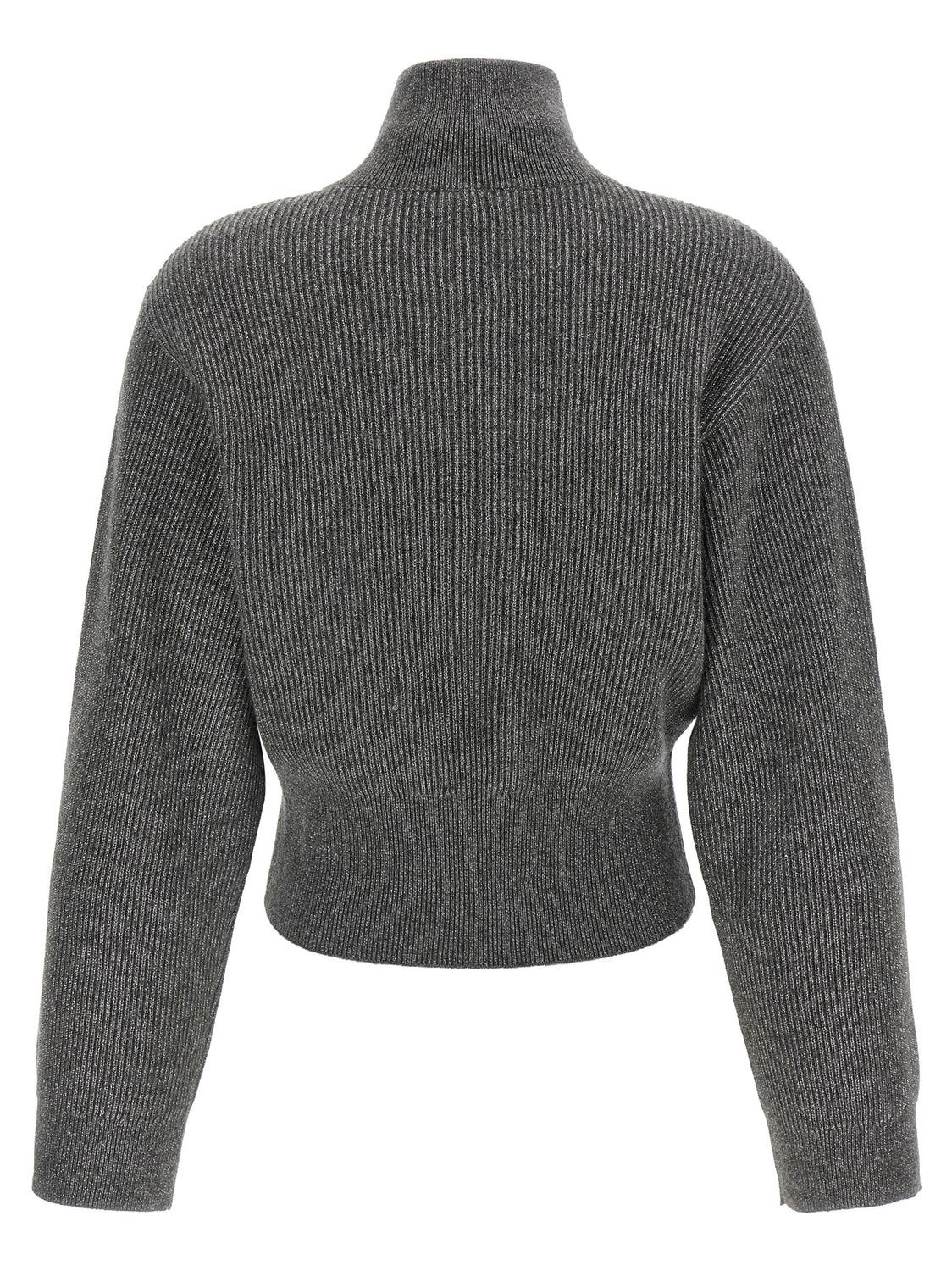 Gray Cashmere Cardigan