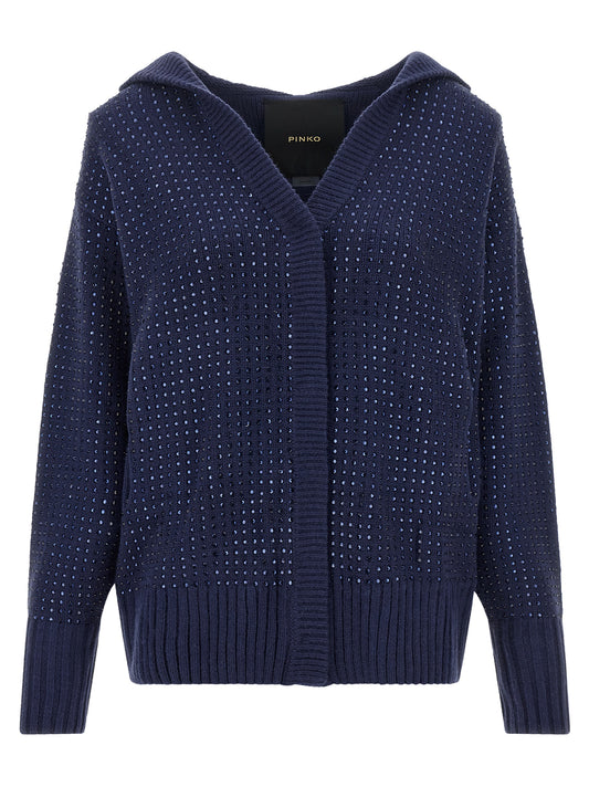 Blue Wool Cardigan