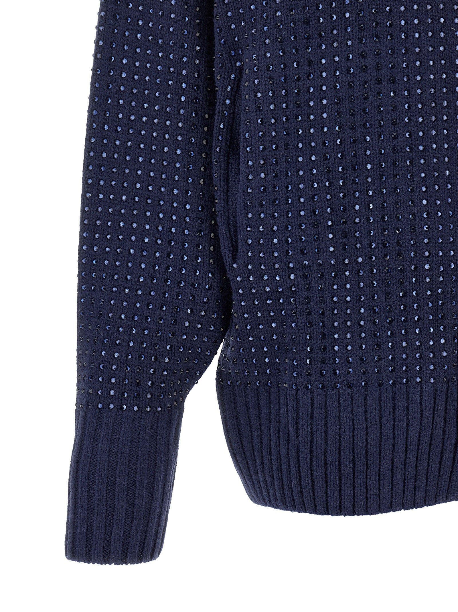 Blue Wool Cardigan