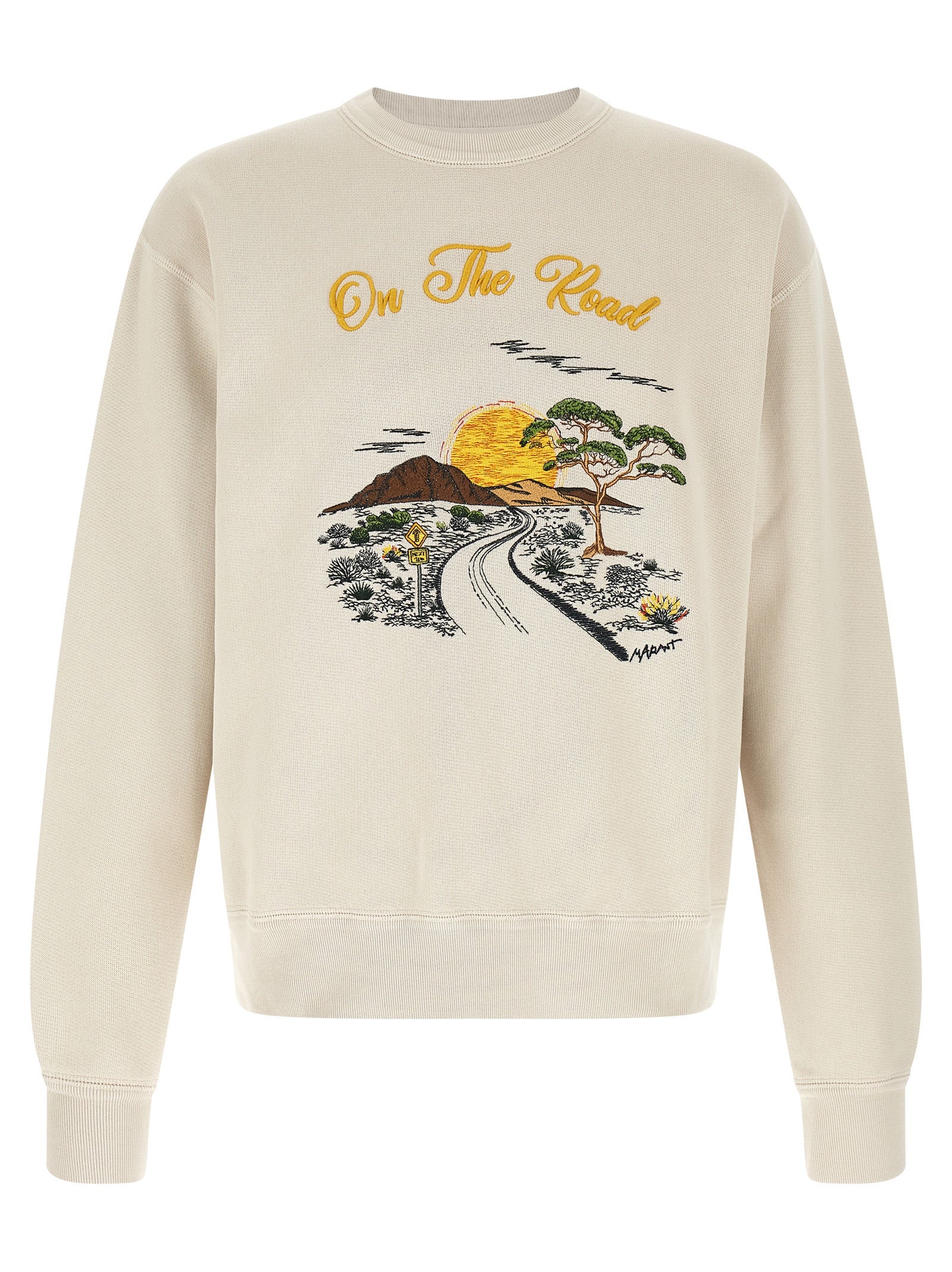 White Cotton Sweatshirt