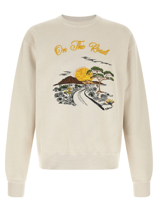 White Cotton Sweatshirt