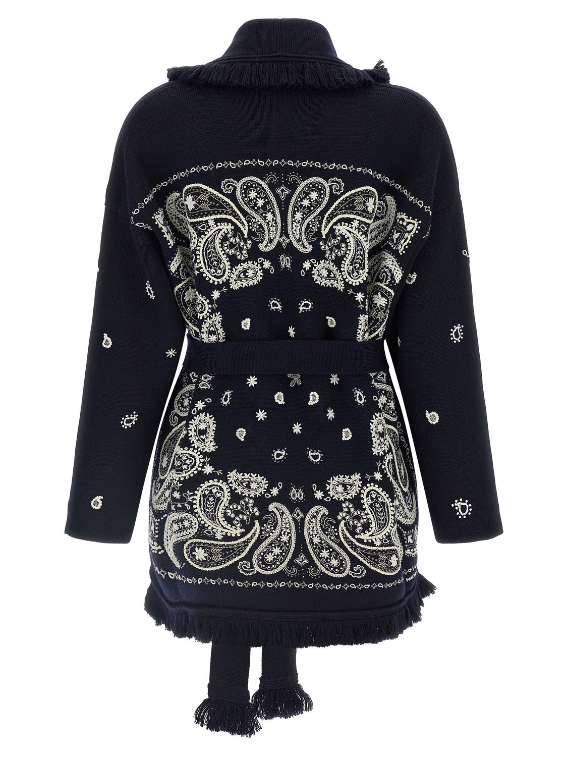 Blue Virgin Wool Cardigan