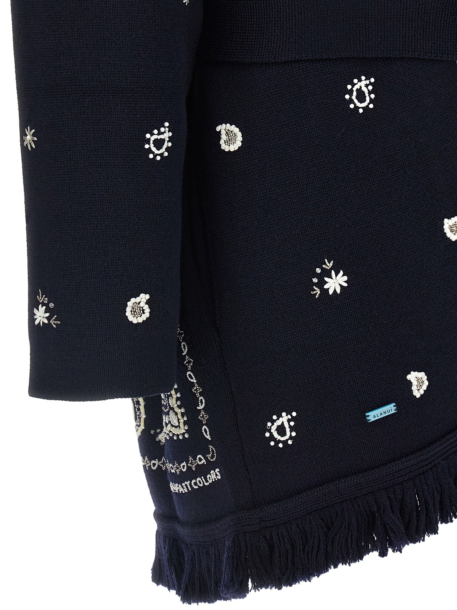 Blue Virgin Wool Cardigan