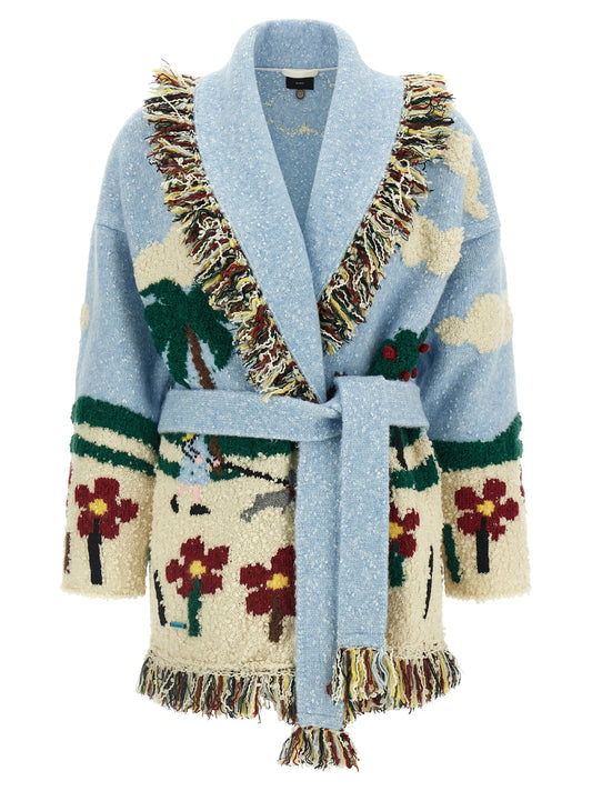 Multicolor Virgin Wool Cardigan