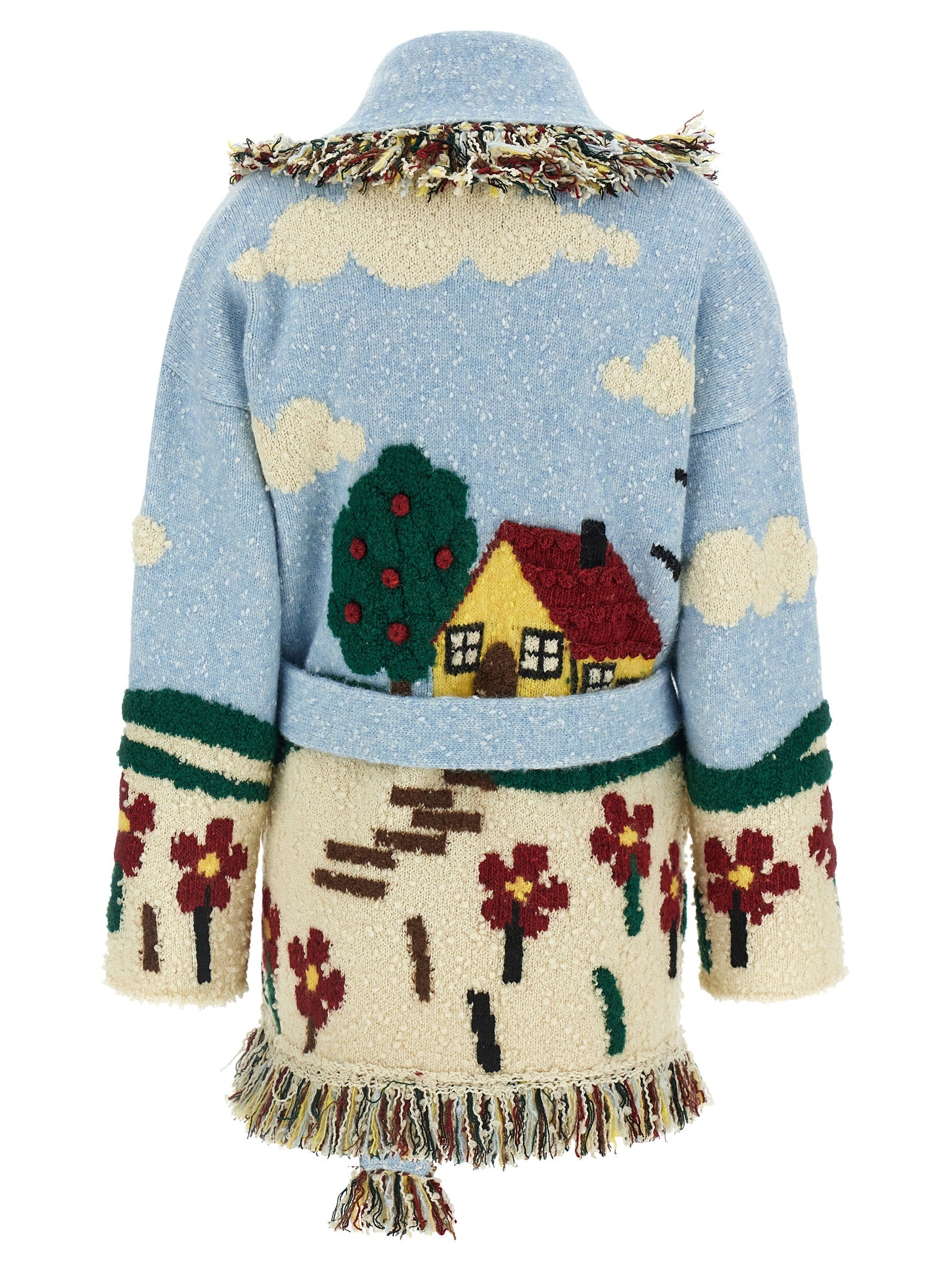 Multicolor Virgin Wool Cardigan