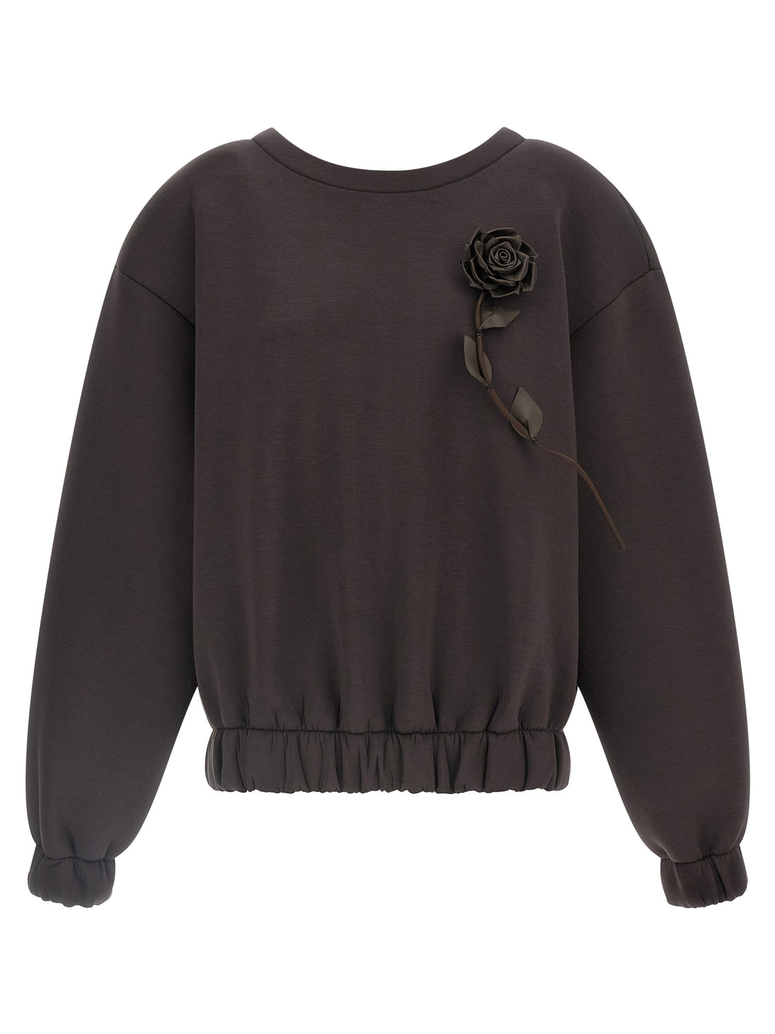 Brown Viscose Sweatshirt