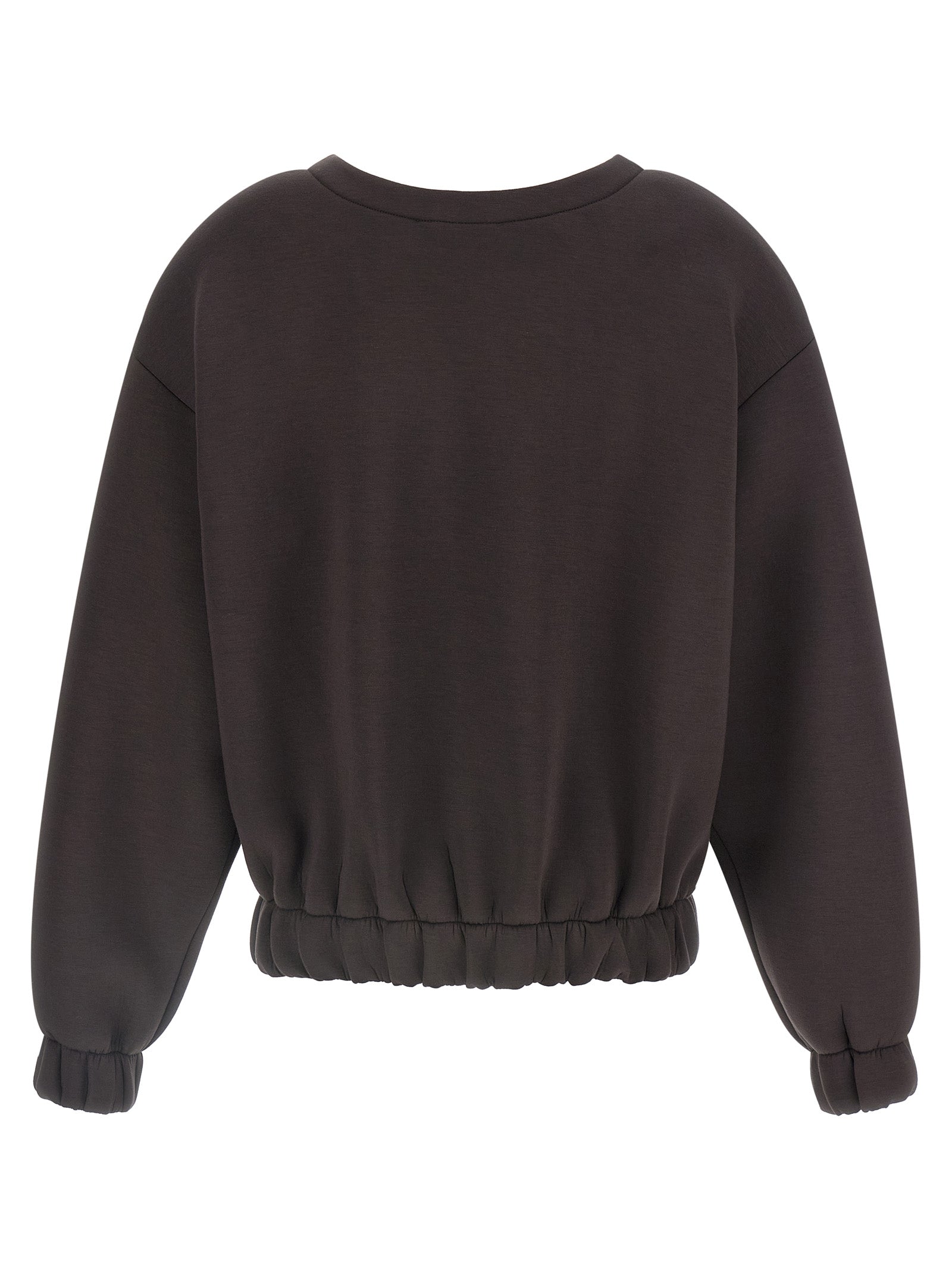 Brown Viscose Sweatshirt