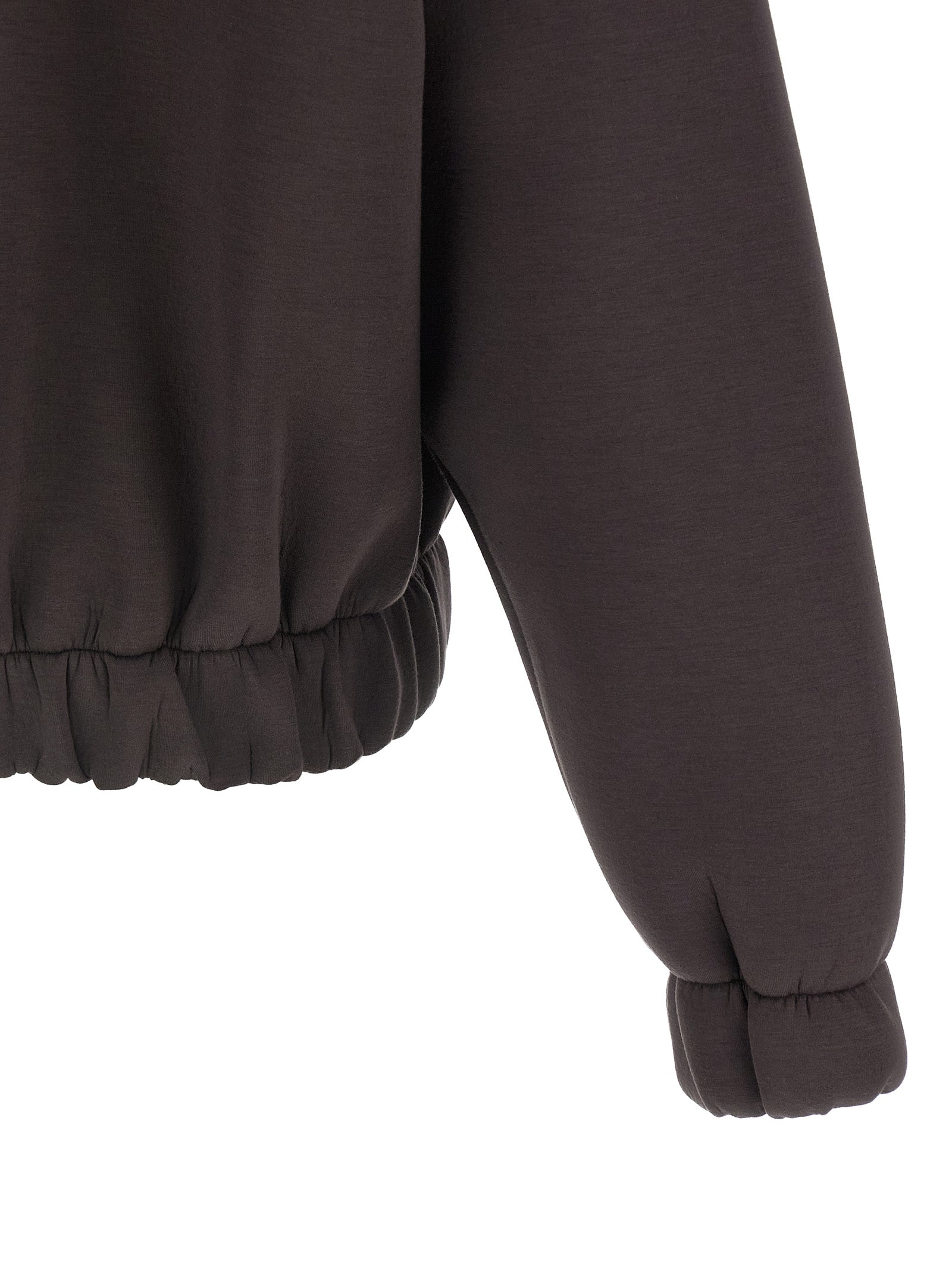 Brown Viscose Sweatshirt