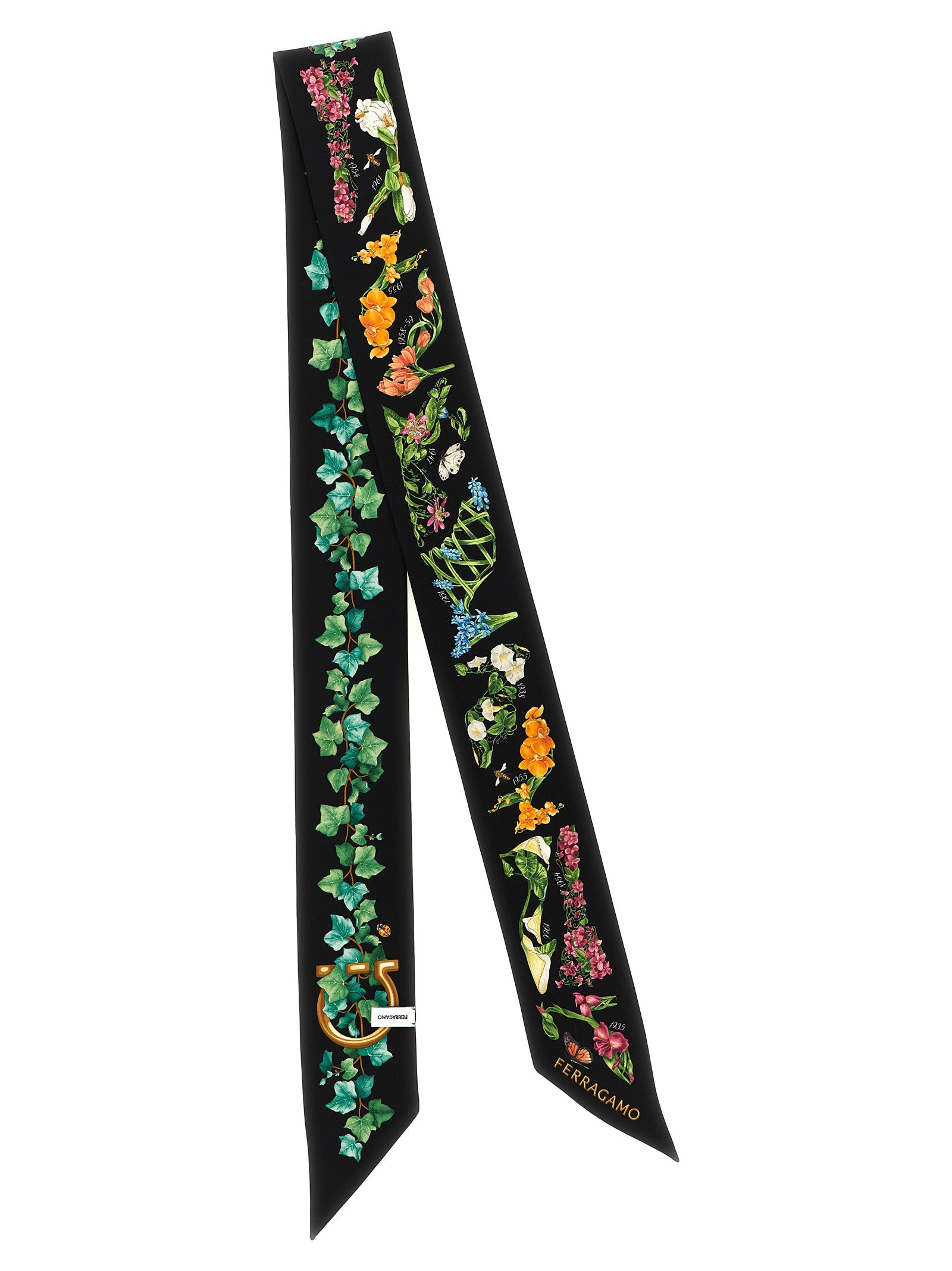 Multicolor Silk Foulard