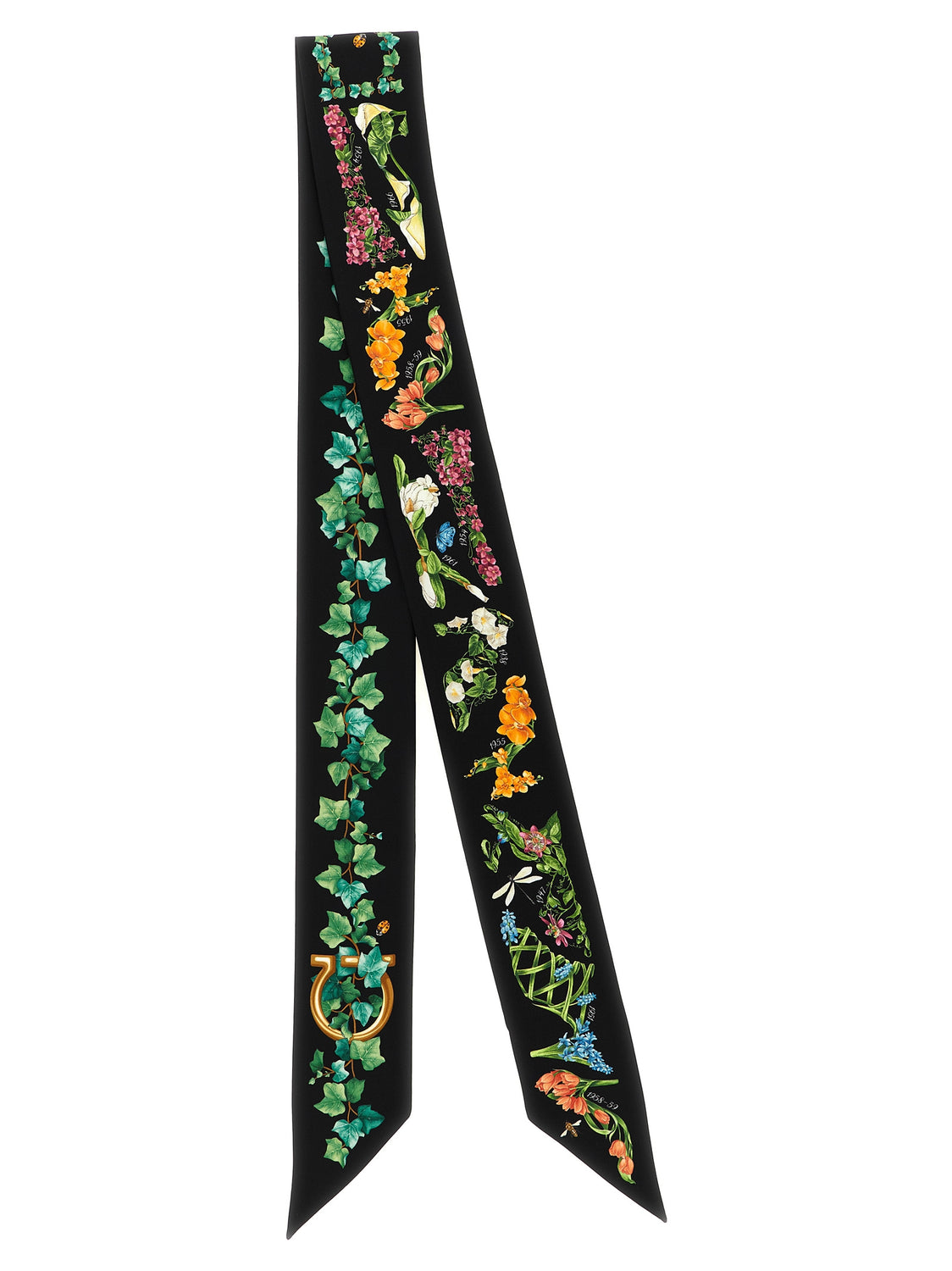 Multicolor Silk Foulard